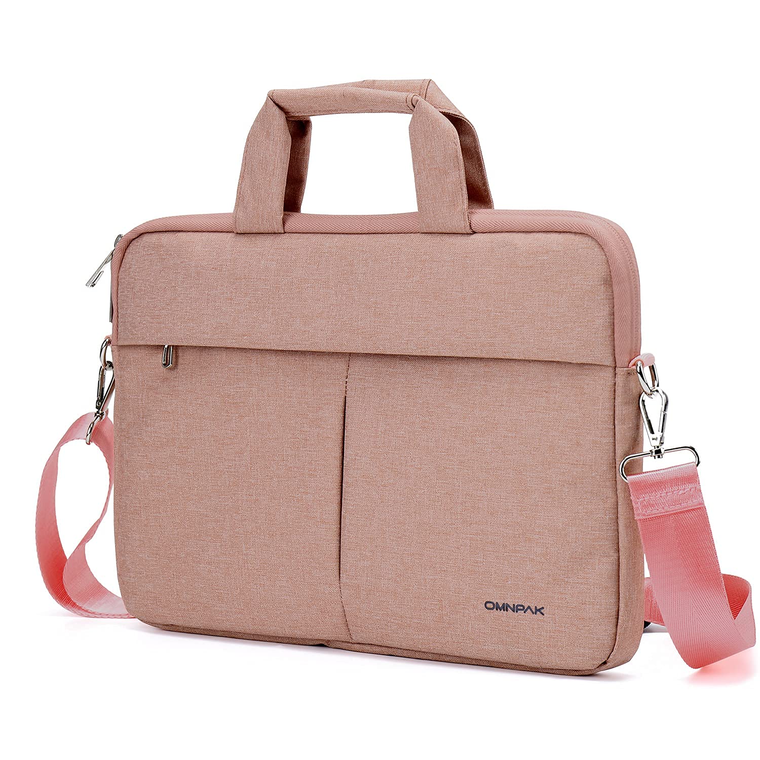 Omnpak Waterproof Laptop Shoulder Bag for 15-16 Inch MacBook - Durable Messenger Bag with Adjustable Strap for MacBook Air/Pro 15.3-16 Inch (2021 M1 Pro/Max A2485), 360° Protective Laptop Sleeve - Perfect for Work, Travel & Business Commutes