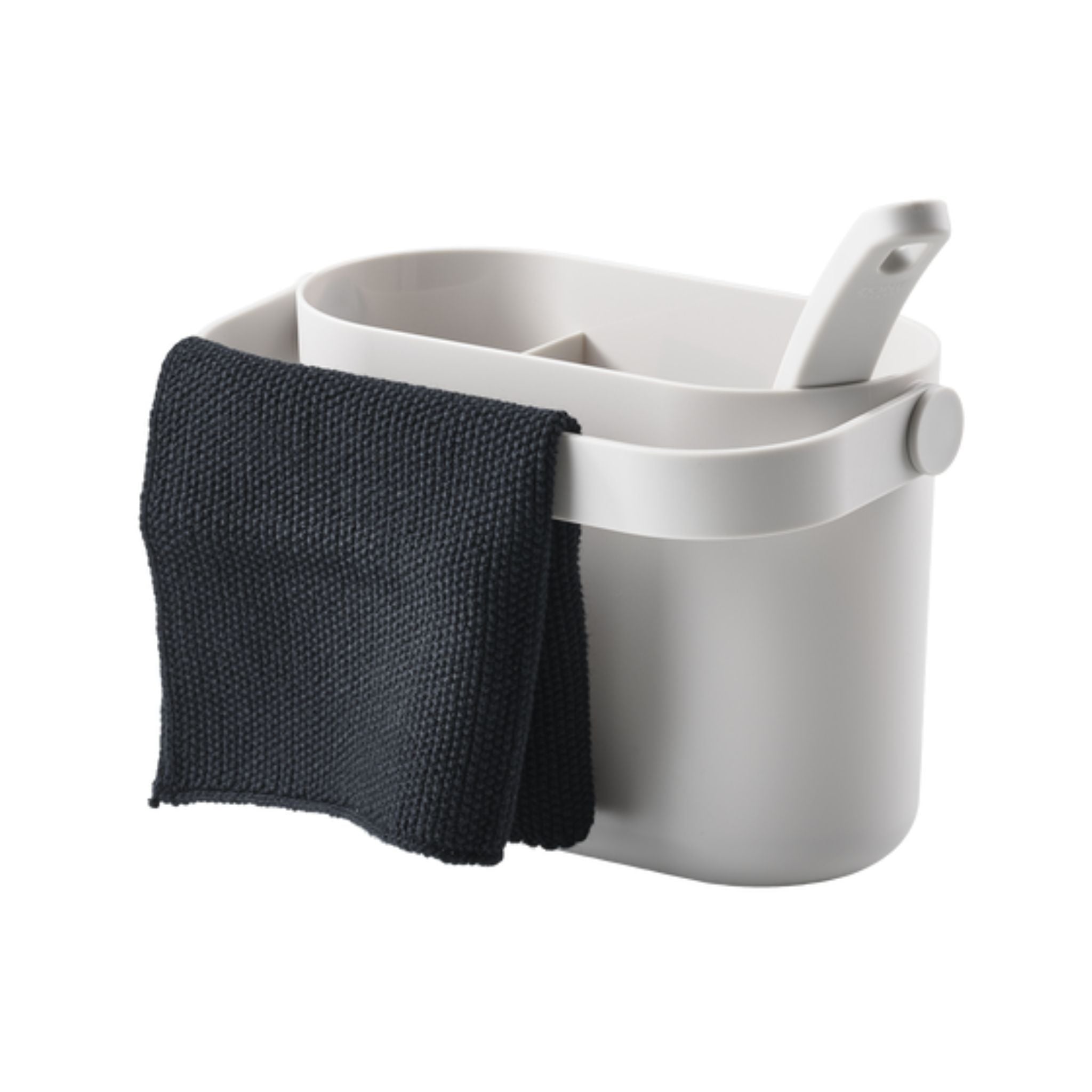 ZONE DENMARK Circular Dishwashing Set in Warm Grey - Eco-Friendly Kitchen Dishware for Modern Homes | Perfect for Daily Use & Entertaining Guests