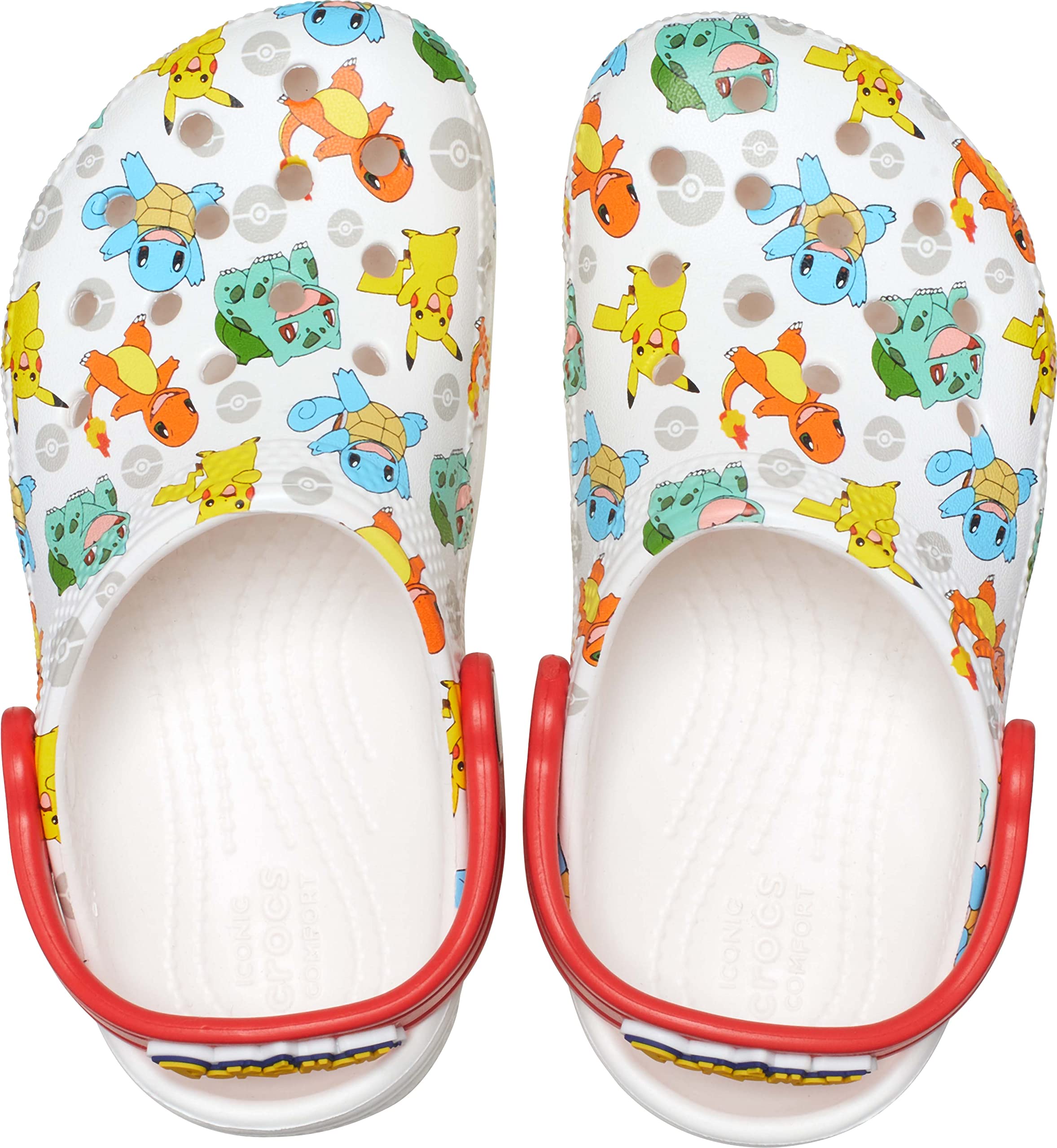 Crocs Unisex-Child Pikachu Classic Pokemon Clogs | Kids Water Shoes for Boys & Girls | Comfortable Lightweight Slip-On Shoes for Beach, Pool & Outdoor Play