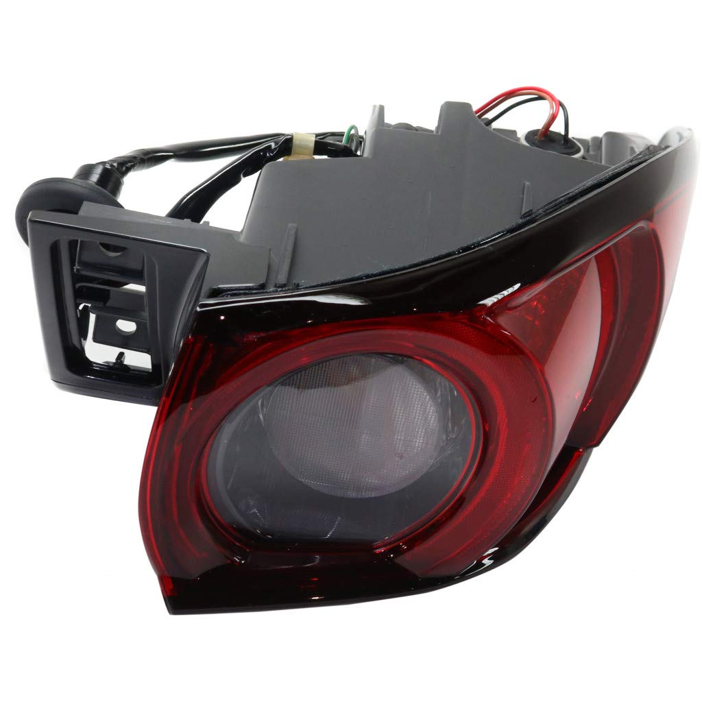 2017-2021 Mazda CX-5 Driver Side Tail Light Assembly - CAPA Certified Replacement for MA2804125/MA2804125C (Part# 191275487785, KB8A51160D) - Perfect for Night Driving & Enhanced Vehicle Safety