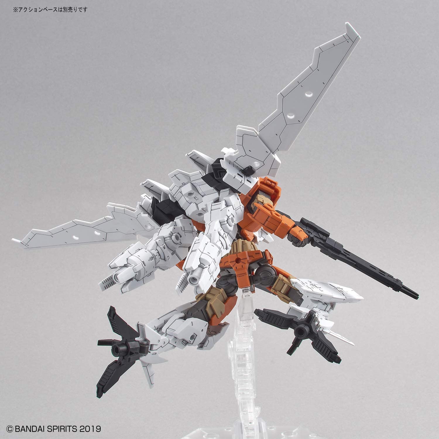 Bandai 30 Minutes Missions 30MM 1/144 eEXM-17 Alto Flight Type (Orange) Plastic Model Kit - Build & Customize for Sci-Fi Battles & Display
