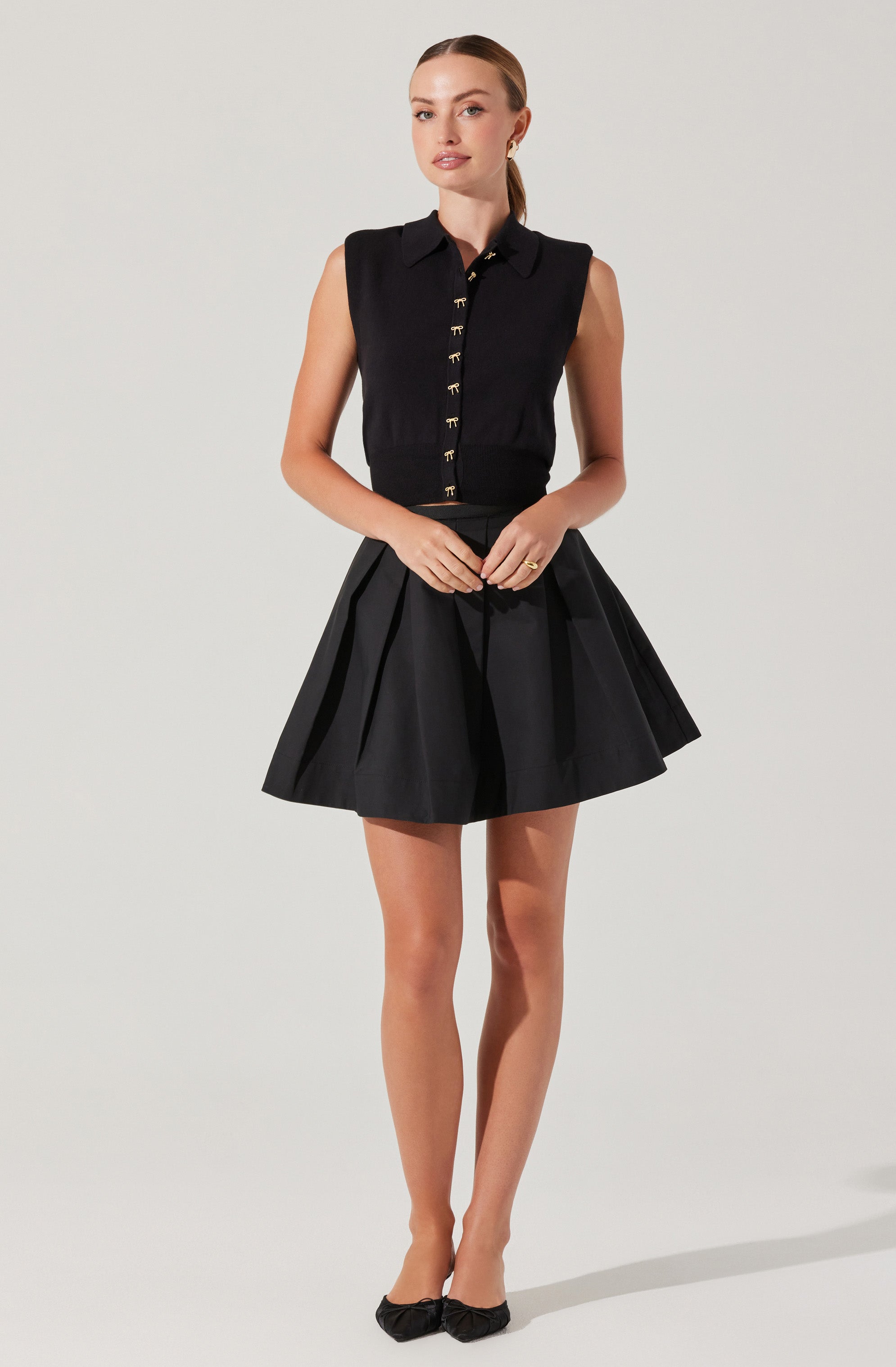 Kori Bow Embellished Sweater Top for Women | Elegant Knit Pullover with Bow Detail | Perfect for Office, Date Night & Holiday Outfits