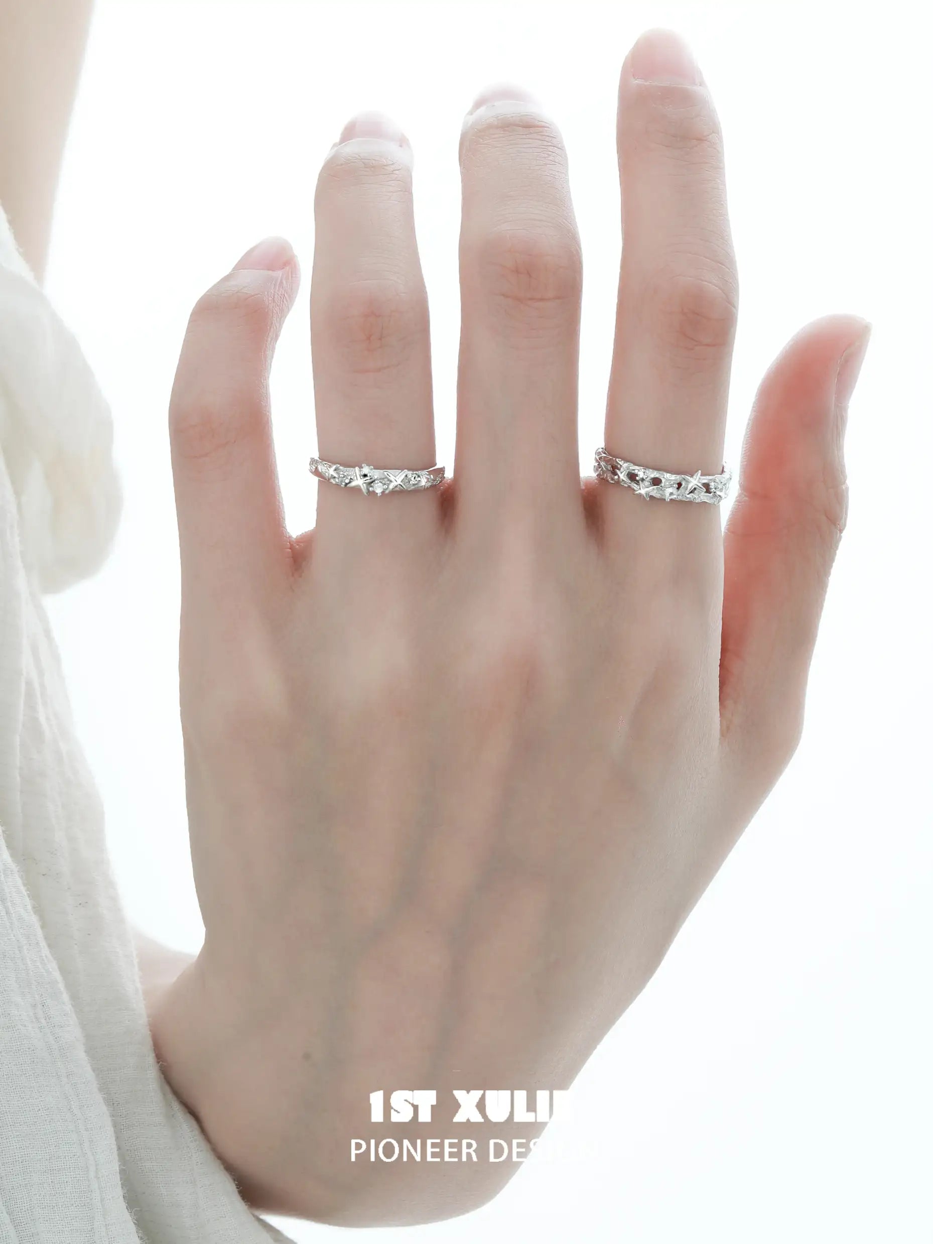 S925 Sterling Silver Broken Cross Ring for Women - Gothic Punk Jewelry for Everyday Wear & Special Occasions
