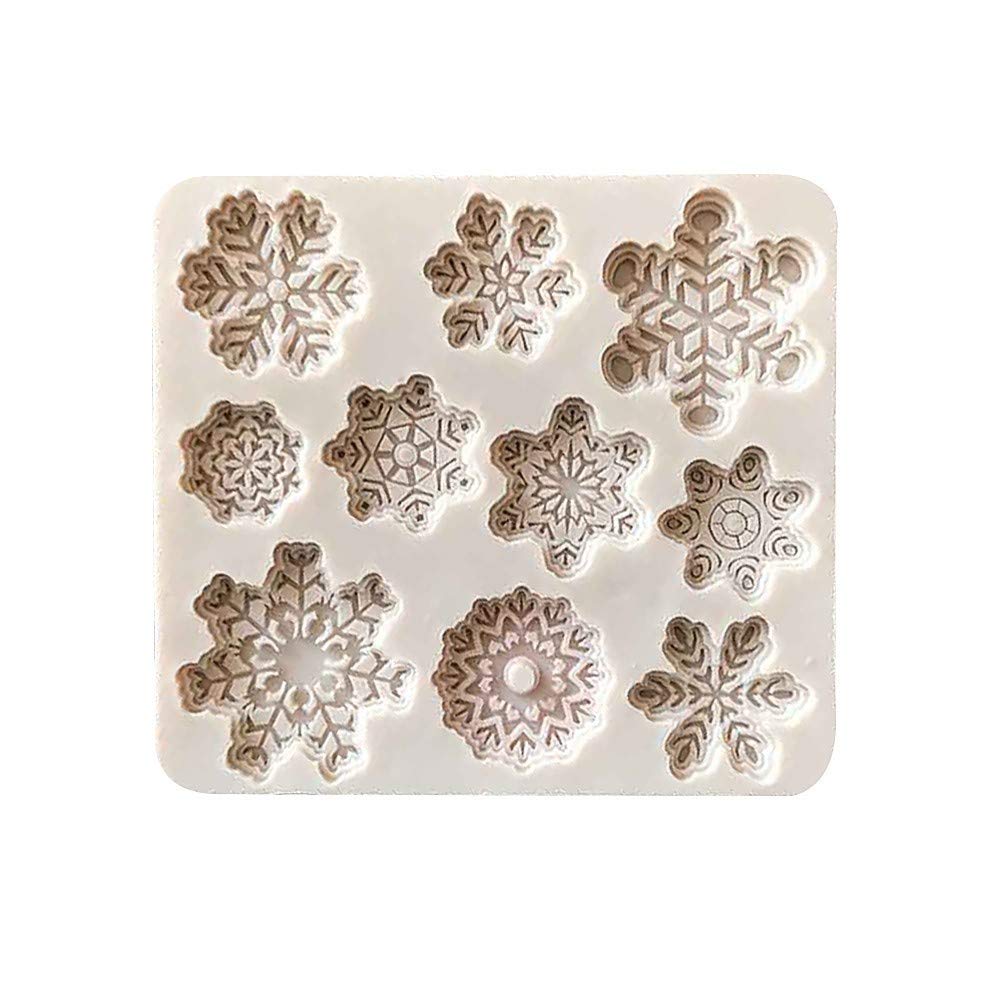 Premium Snowflake Silicone Cake Mold - DIY Baking Kit for Christmas Cakes, Cupcakes, Cocoa Balls & Holiday Desserts | Perfect for Holiday Parties, Gift Giving & Festive Baking