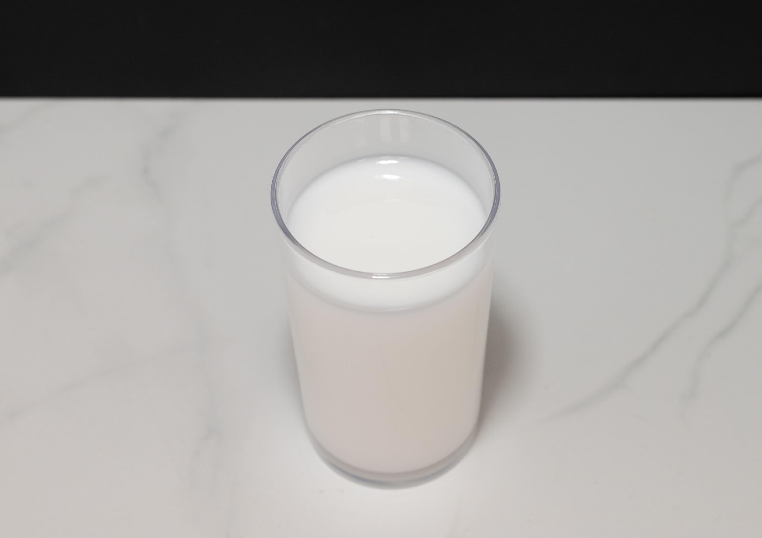 Realistic Fake Glass of Milk Prop - Perfect for Photography, Movie Sets, Prank Gags & Home Decor (12oz) - Great for Halloween, Theatrical Productions, and Practical Jokes
