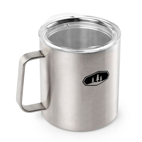 GSI Glacier Stainless Steel Camping Cup - 18oz Insulated Coffee Mug for Outdoor Hiking, Backpacking & Travel - BPA Free, Durable & Lightweight