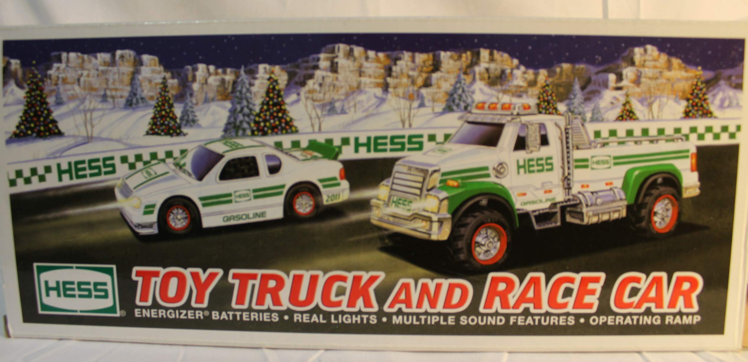 Hess 2011 Toy Truck and Race Car - Collectible Diecast Vehicles for Kids and Adults - Perfect for Playtime, Gifts, and Display