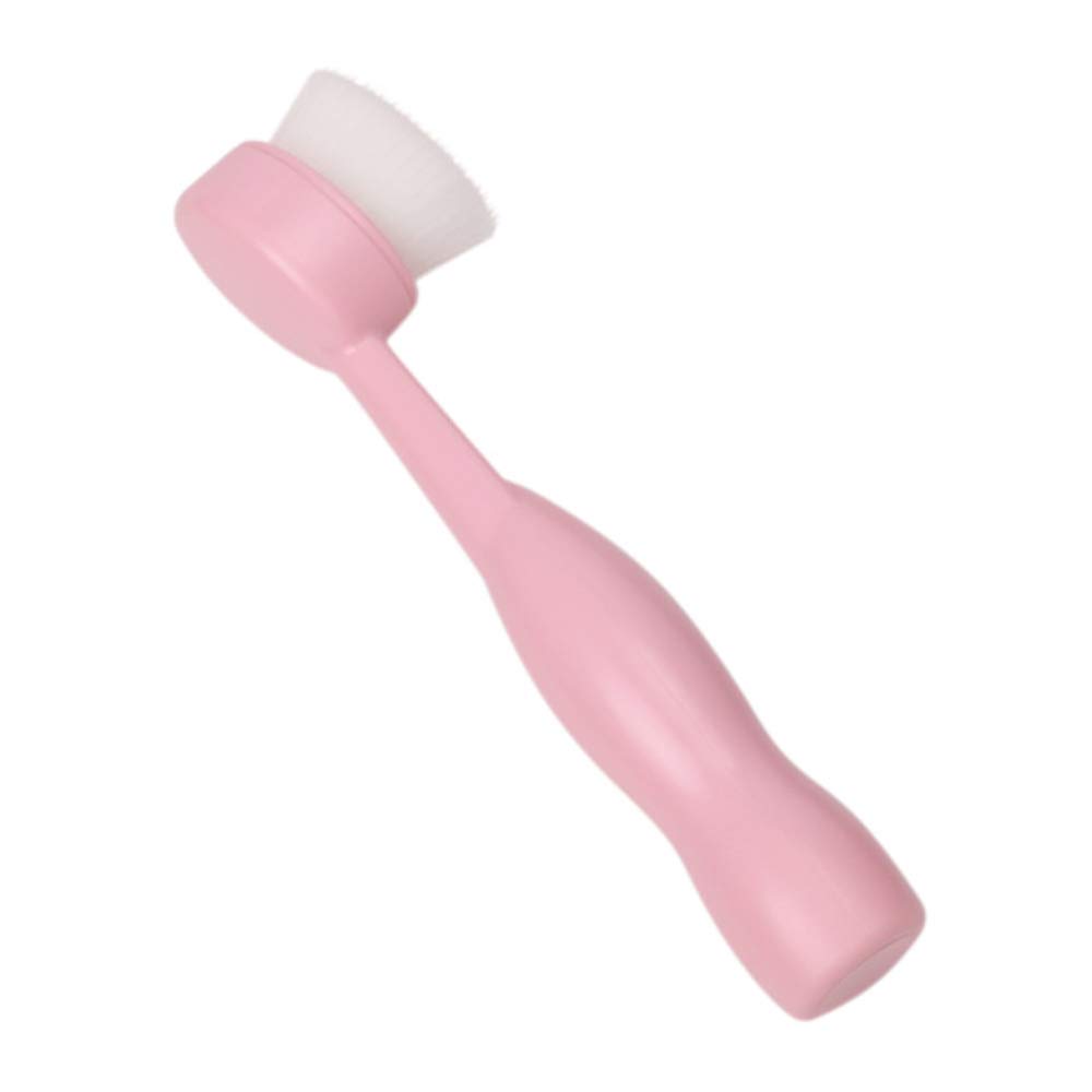 1Pc Facial Cleansing Brush - Superfine Synthetic Bristles for Gentle Exfoliation & Deep Cleansing | Handheld Manual Face Brush for Daily Skincare Routine | Perfect for Sensitive Skin & Makeup Removal