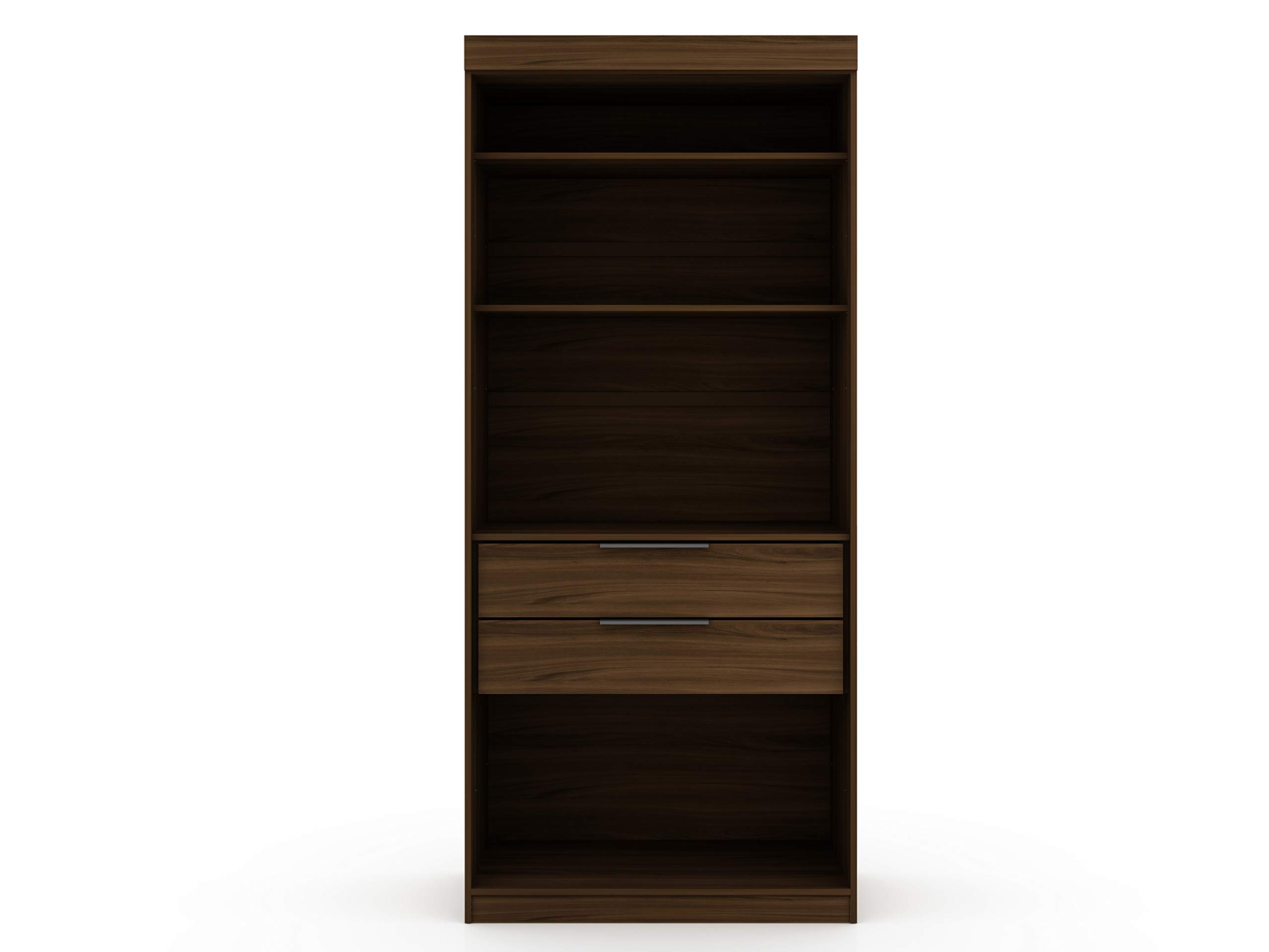Mid Century Modern 2-Drawer Open Sectional Armoire Wardrobe Closet - 35.98