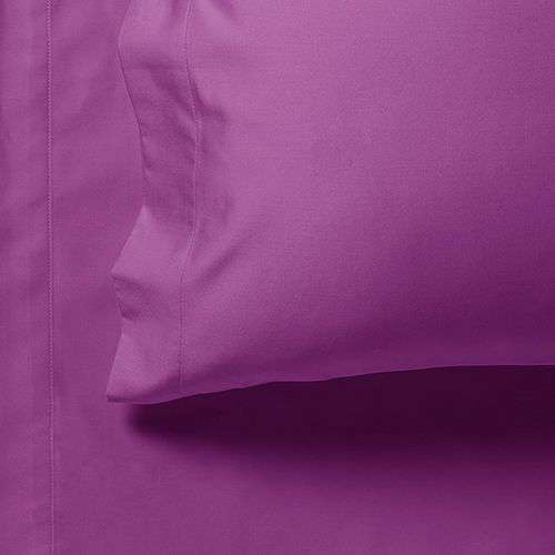 1000TC Ultra Soft King Size Bed Sheet Set - Purple Flat & Fitted Sheets for Luxurious Comfort | Perfect for Master Bedroom, Guest Room & Hotel Use