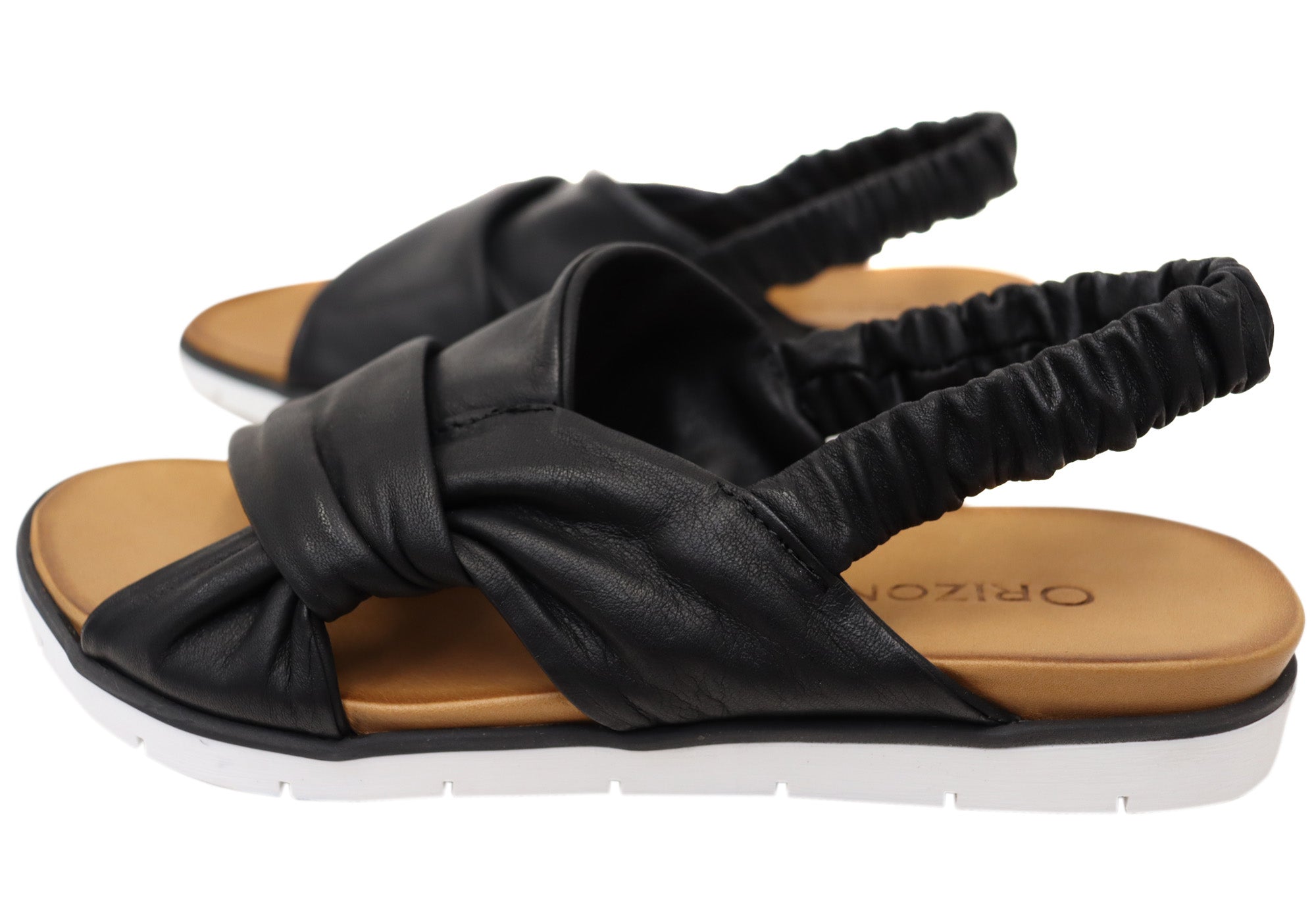 Orizonte Shanty Women's Comfortable European Leather Sandals - Stylish Summer Casual Sandals for Walking, Beach & Vacation