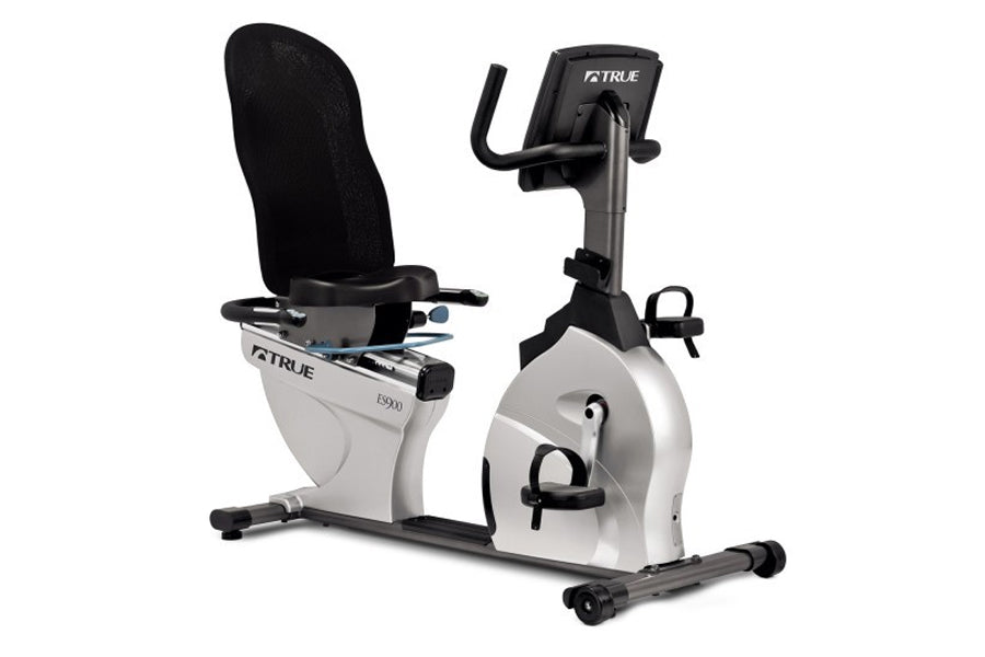 TRUE ES900 Recumbent Exercise Bike for Home Gym - Comfortable Low-Impact Workout Machine for Seniors & Physical Therapy - Perfect for Small Spaces & Indoor Cardio Training