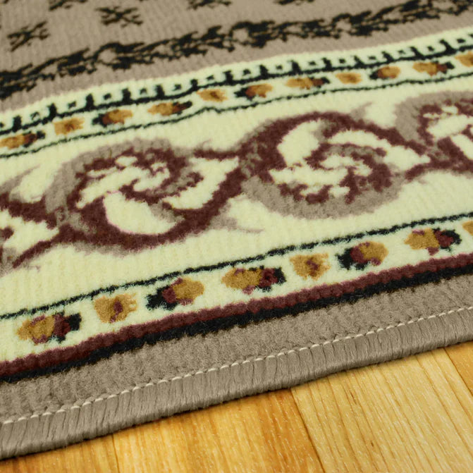 Longfield Floral Oriental Traditional Formal Indoor Area Rug - Elegant Home Decor for Living Room, Bedroom & Dining Room