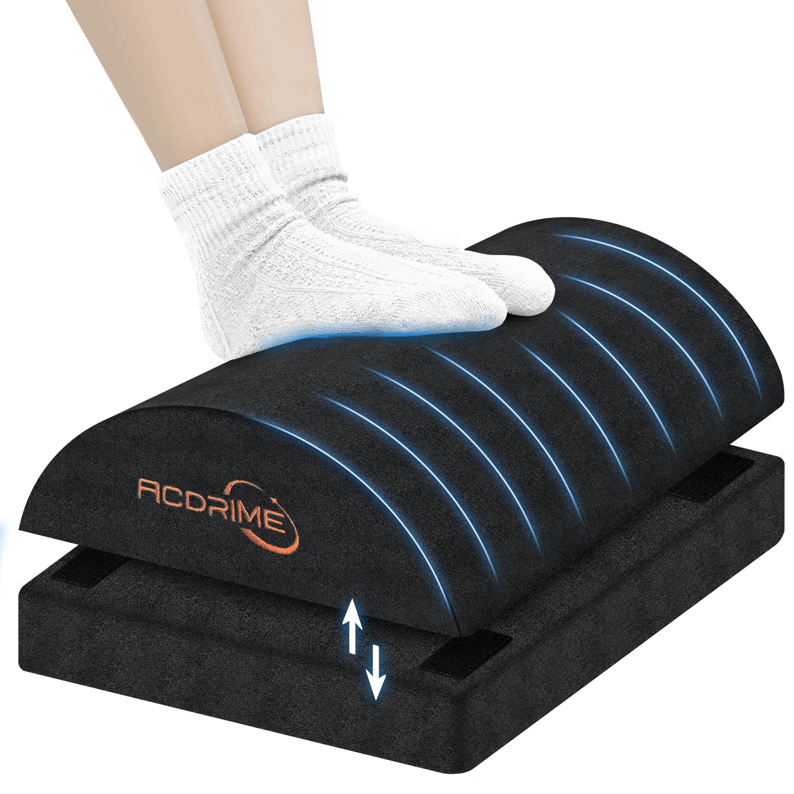 Adjustable Ergonomic Foot Rest for Office Desk - Pain Relief & Comfort