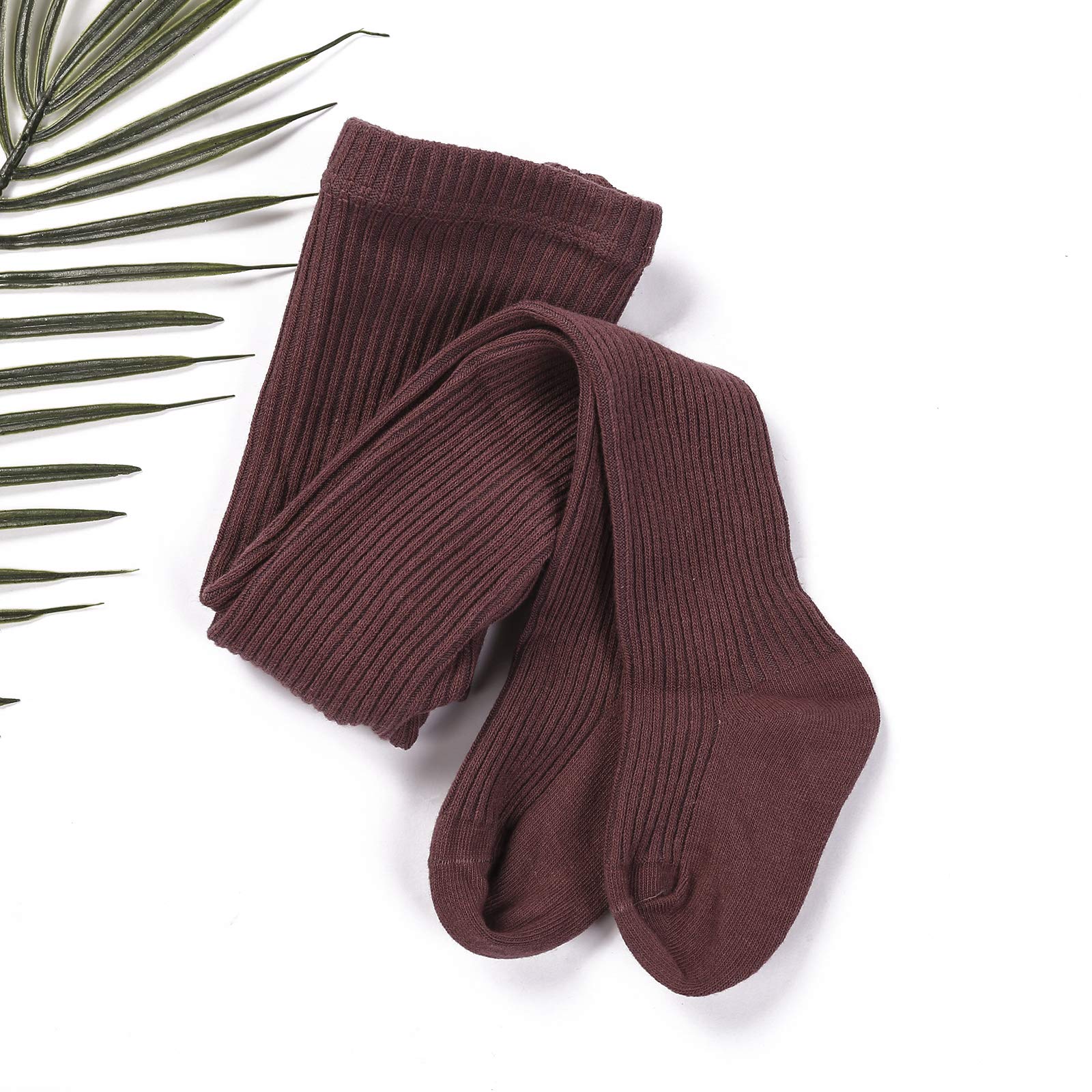 Hnyenmcko Baby Girls Thick Cable Knit Cotton Tights - Warm Seamless Leggings & Stockings for Infants Toddlers - Perfect for Winter Outfits, Playtime & Family Photos