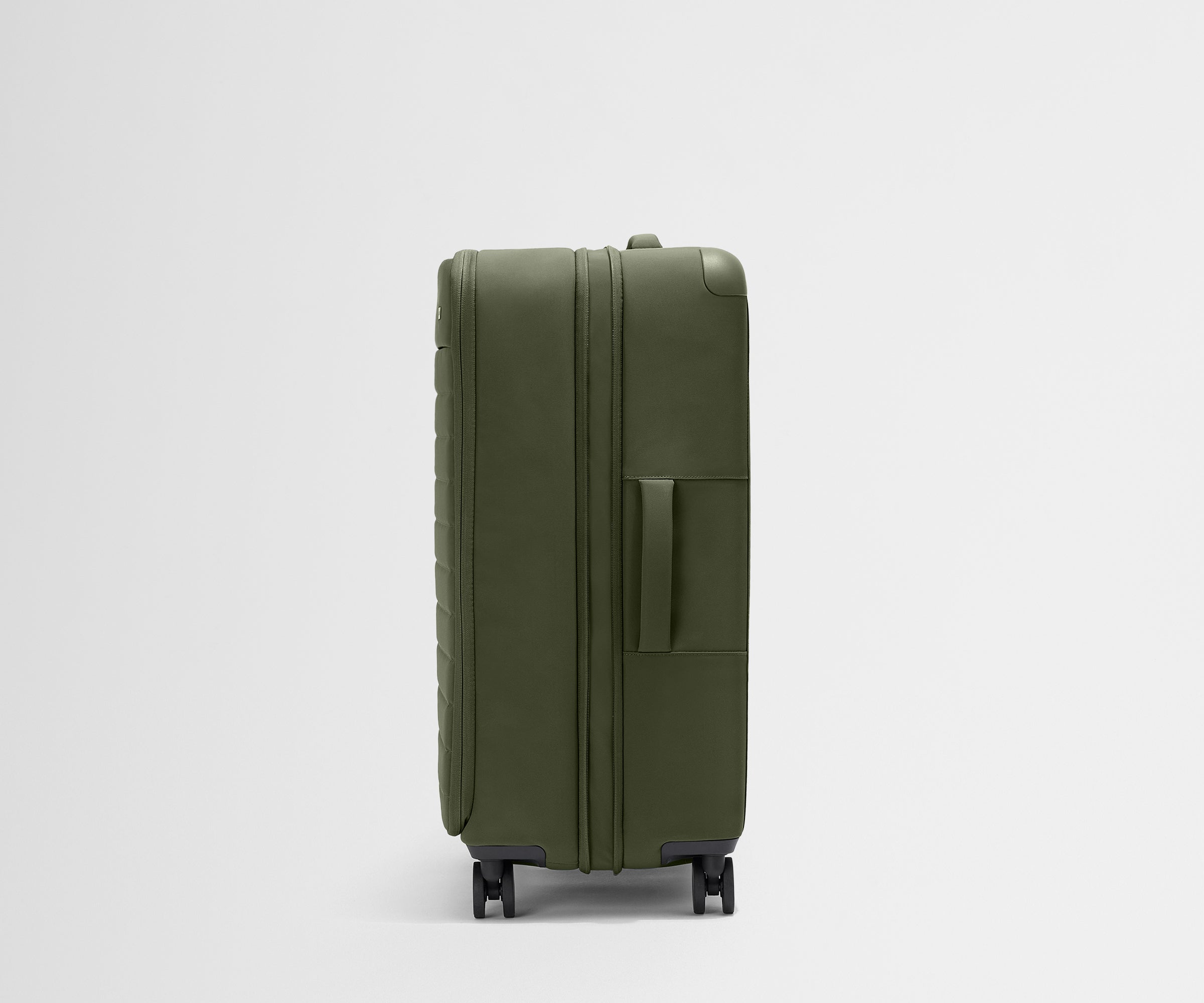 Premium Softside Large Luggage in Olive Green - Spacious & Durable Suitcase for Travel, Business Trips & Vacations