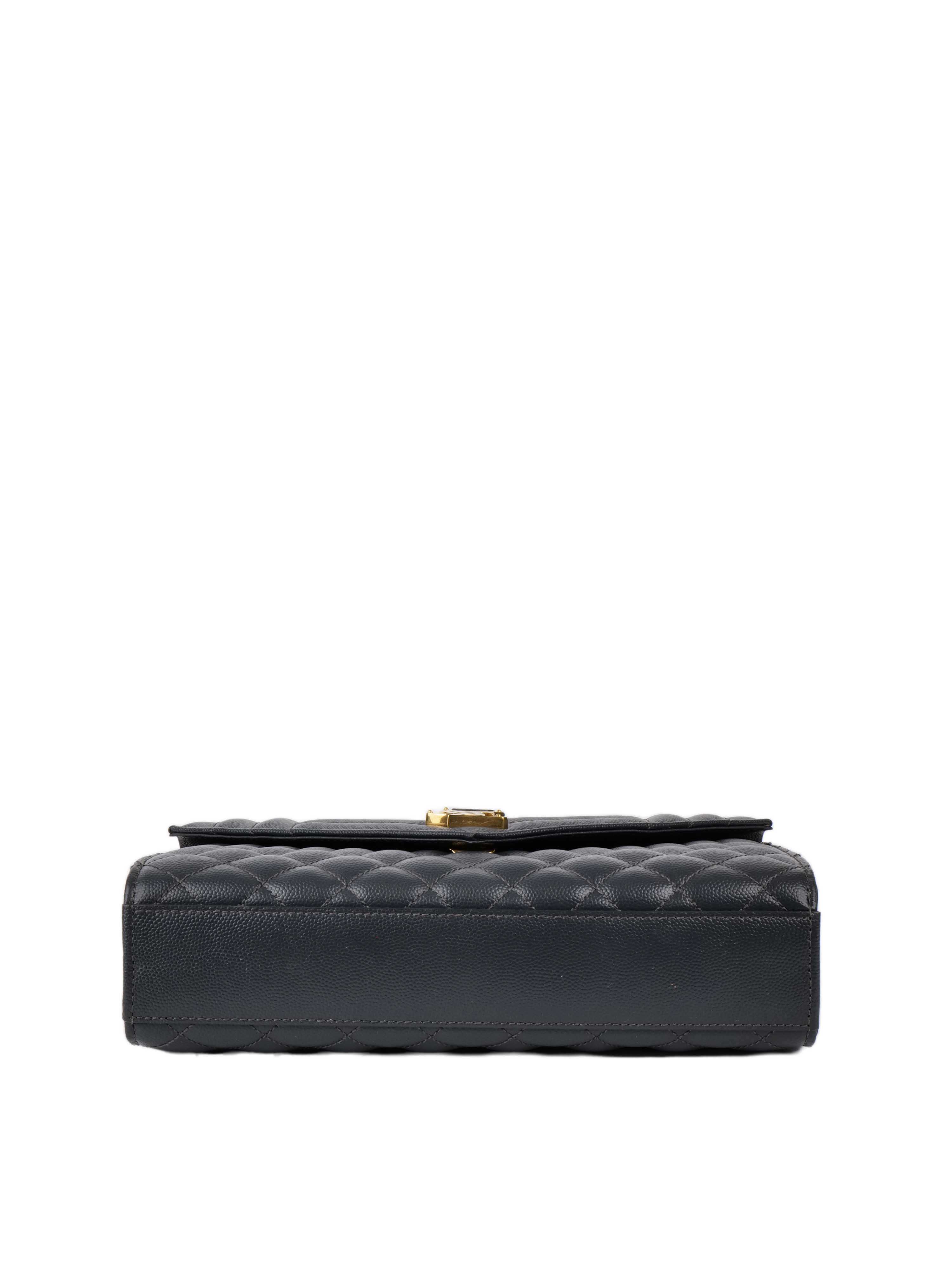 Saint Laurent Medium Cassandra Envelope Bag in Gray - Luxury Crossbody Handbag for Women, Perfect for Work, Date Night & Travel Accessories