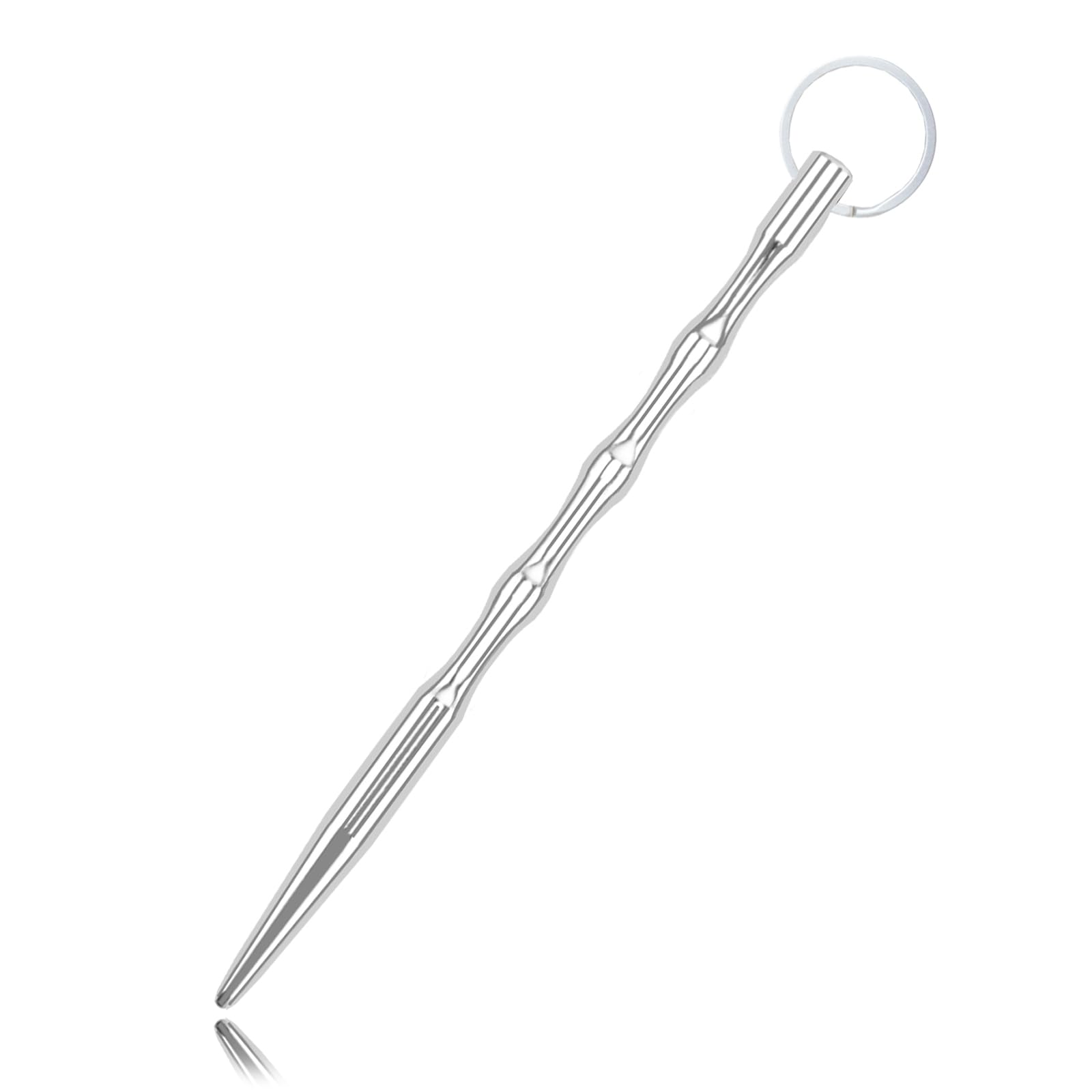 5.43 Inch Stainless Steel Urethral Sounds Sex Toy for Men - Smooth Metal Urinary Plug with Removable O-Ring, Urethral Dilator & Penis Stretcher - Perfect for BDSM Play, Sensation Exploration & Medical Play Scenarios