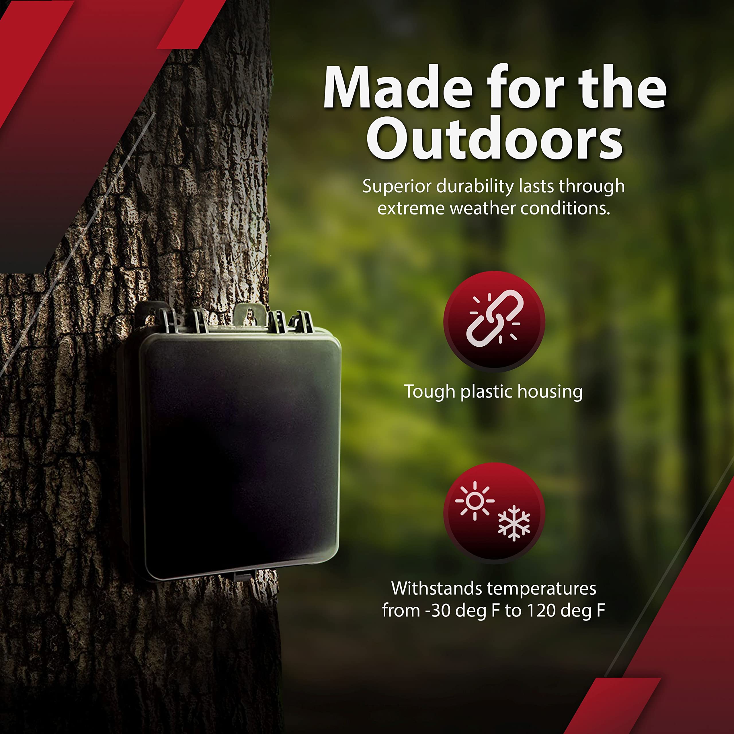 Dakota Alert DAPT-4000 Wireless Driveway Alarm System - 1 Mile Long Range Weatherproof Outdoor Vehicle Detector with Directional Sensor | Perfect for Home Security, Driveway Monitoring & Outdoor Property Protection
