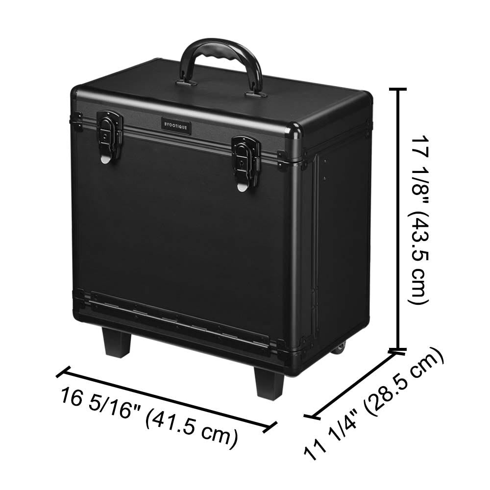 Professional Rolling Hair Stylist Case with Appliance Holder - Portable Barber Organizer for Salon & Travel - Perfect for Hairstylists, Barbers & Mobile Beauty Professionals