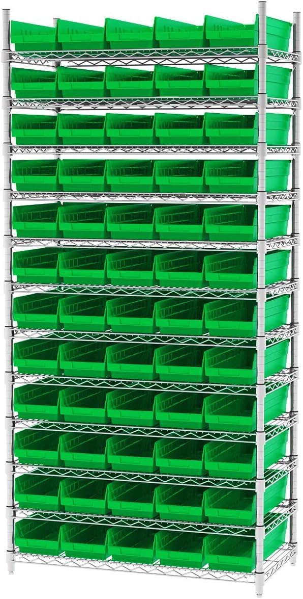 Akro-Mils 30138 Heavy Duty Plastic Storage Bins - 18