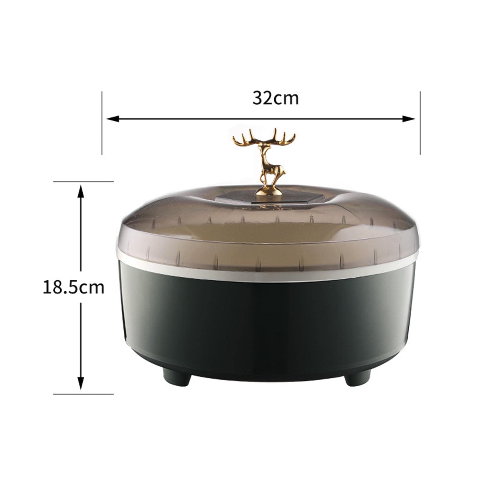 5L Electric Dough Fermentation Machine - Automatic Thermostatic Yogurt Maker with Stainless Steel Liner for Natto, Rice Wine, Fruit Enzyme | Perfect for Home Baking, DIY Fermented Foods & Healthy Snacks (Green)