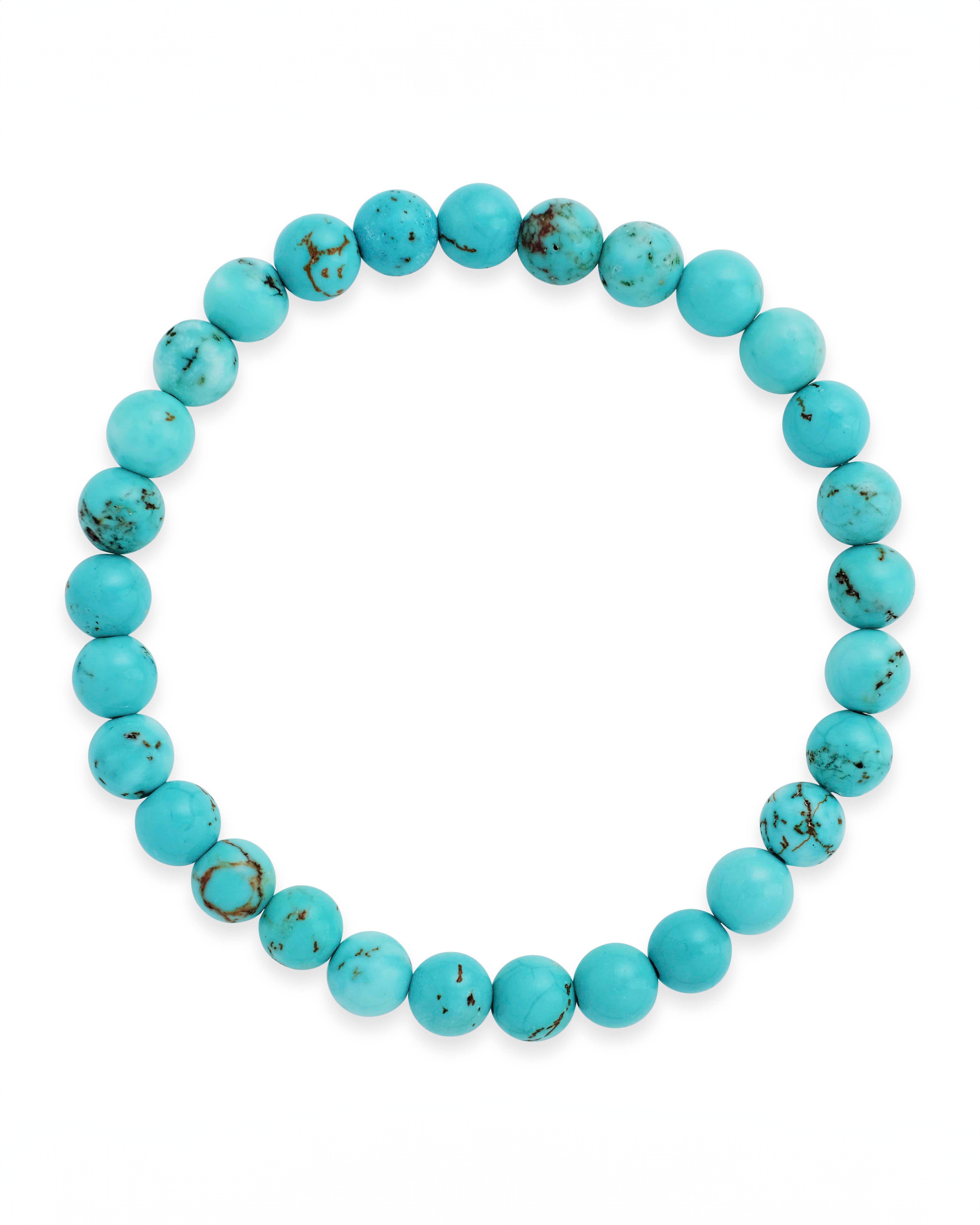 Light Turquoise Beaded Stretch Bracelet for Women - Adjustable Bohemian Style Handmade Jewelry - Perfect for Casual Wear, Beach Vacation & Gift Giving
