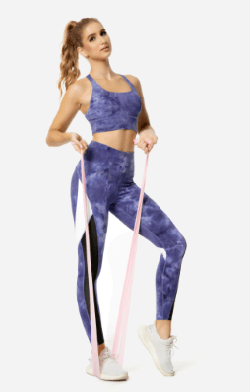 Color Block Mesh Workout Leggings for Women - High Waisted Yoga Pants with Side Pockets - Gym, Running & Fitness Training