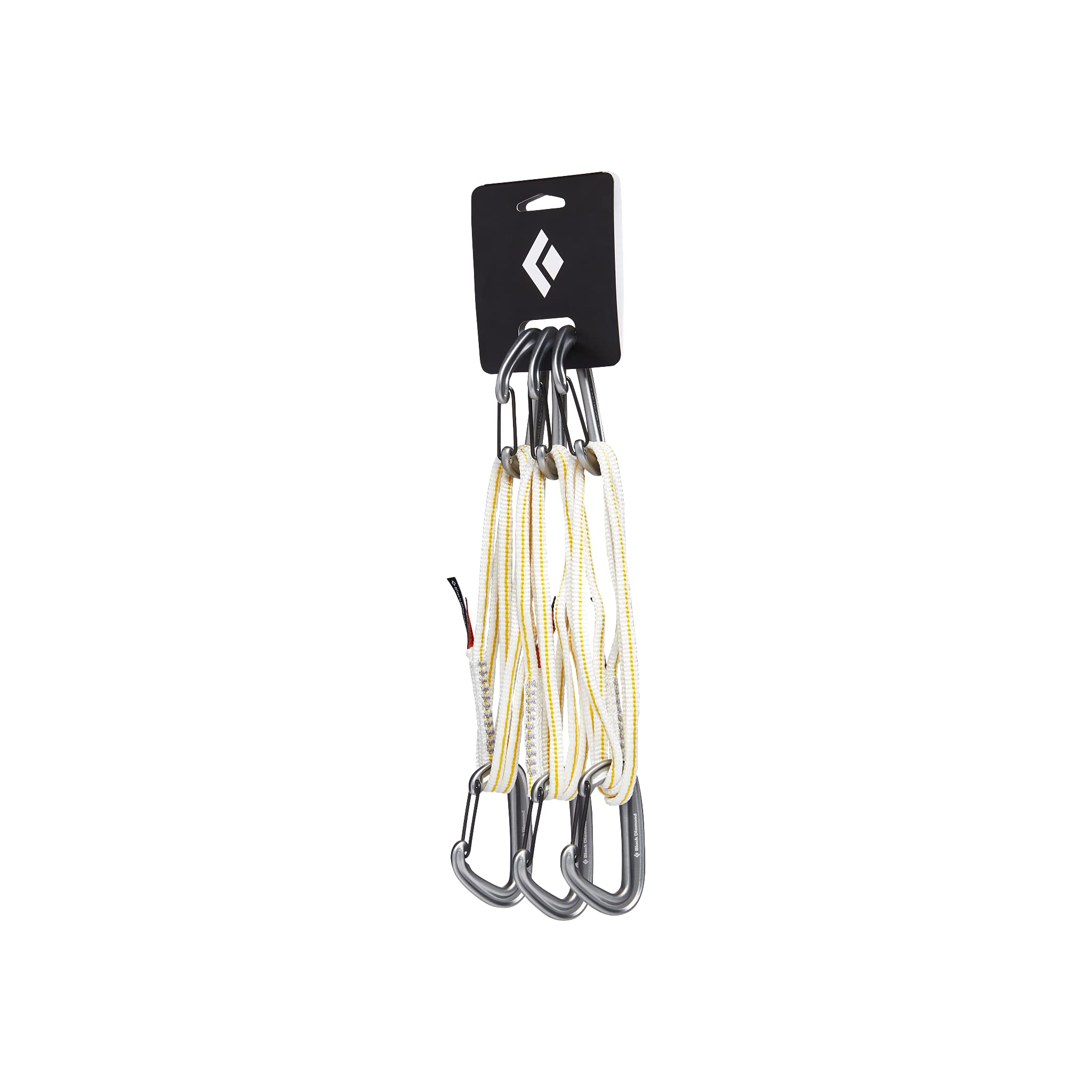 Black Diamond Miniwire Quickdraw 3-Pack for Alpine Climbing