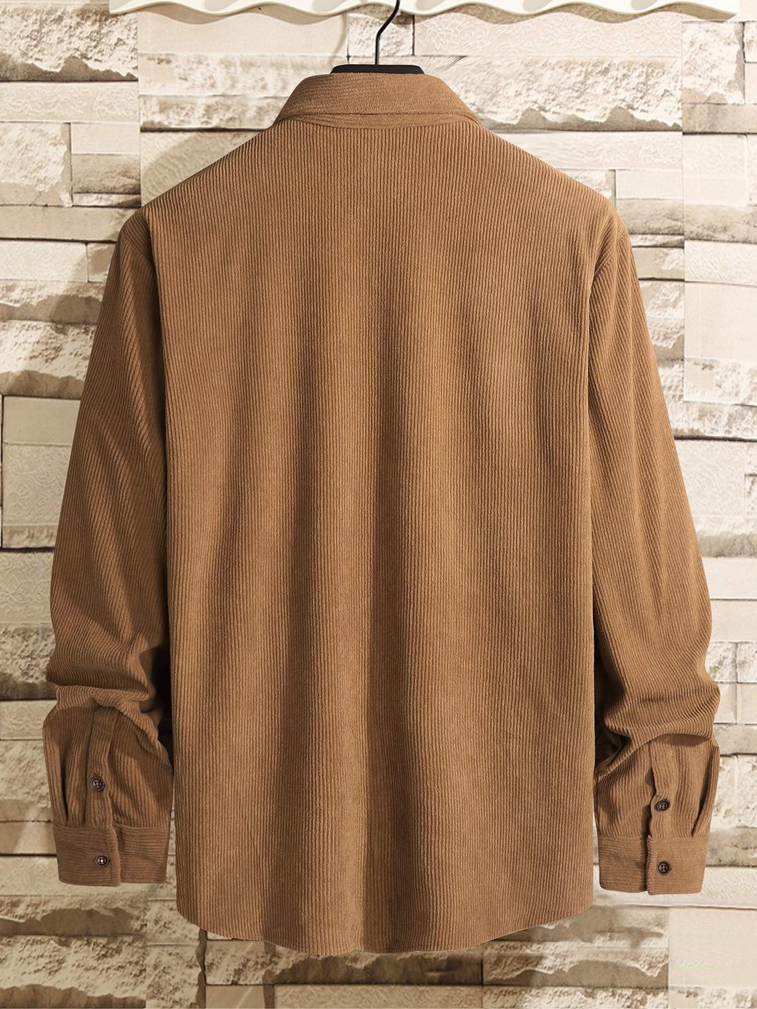 Men's Corduroy Shirt Jacket - Button Down Long Sleeve Work Shirt with Pocket | Casual & Outdoor Wear for Fall & Winter