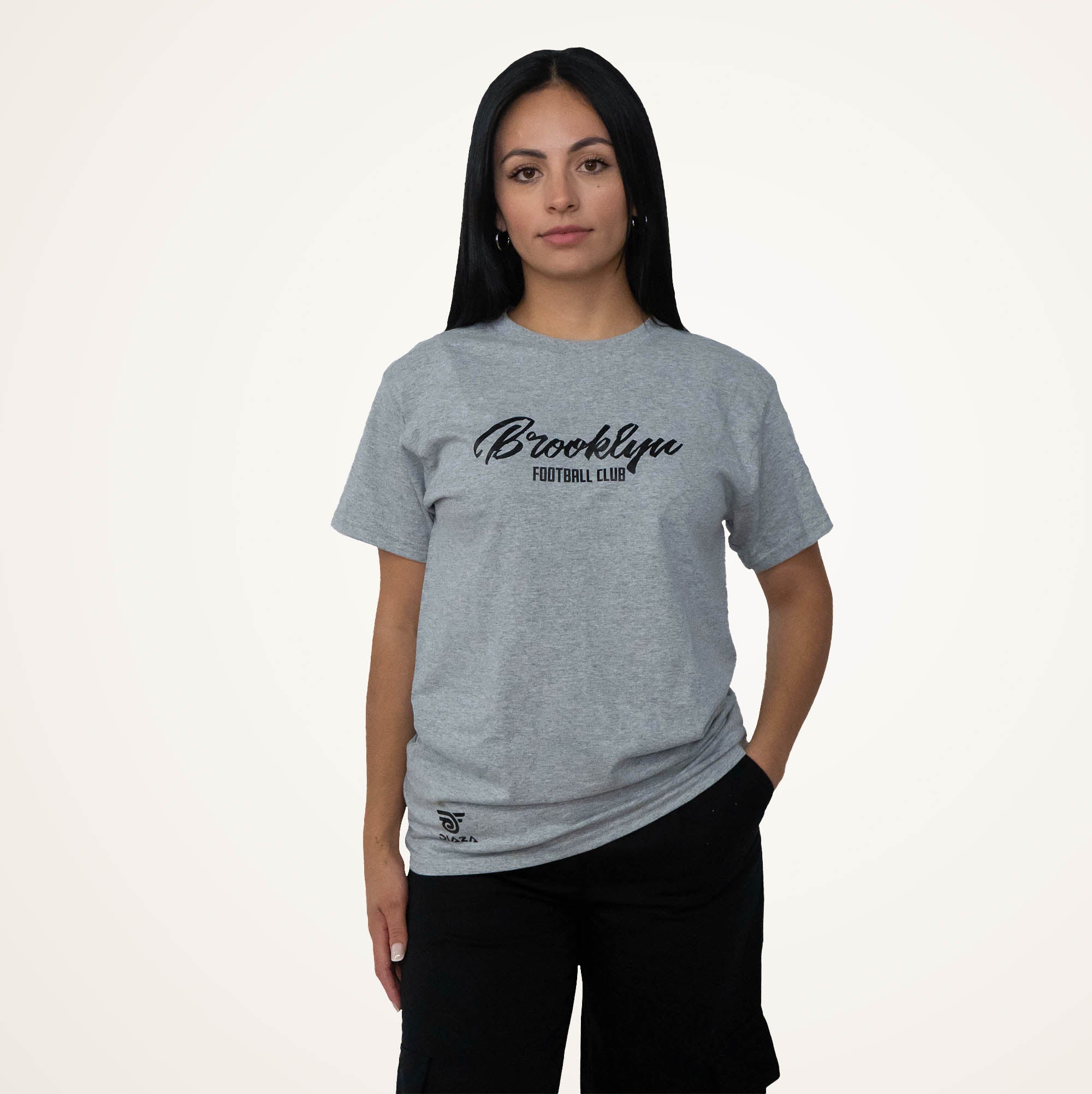 Brooklyn FC Women's Classic Grey T-Shirt - Comfortable Cotton Tee for Soccer Fans & Casual Wear - Perfect for Game Day, Outings & Everyday Style