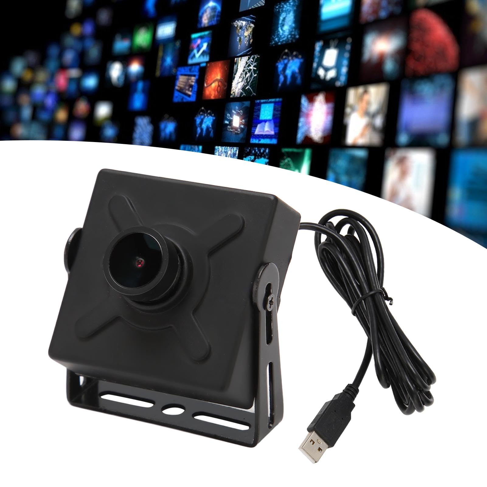 1080P USB工业级宽动态人脸识别摄像头，适用于Windows和Mac OS的高清网络摄像头，适用于安防监控、视频会议、远程教育