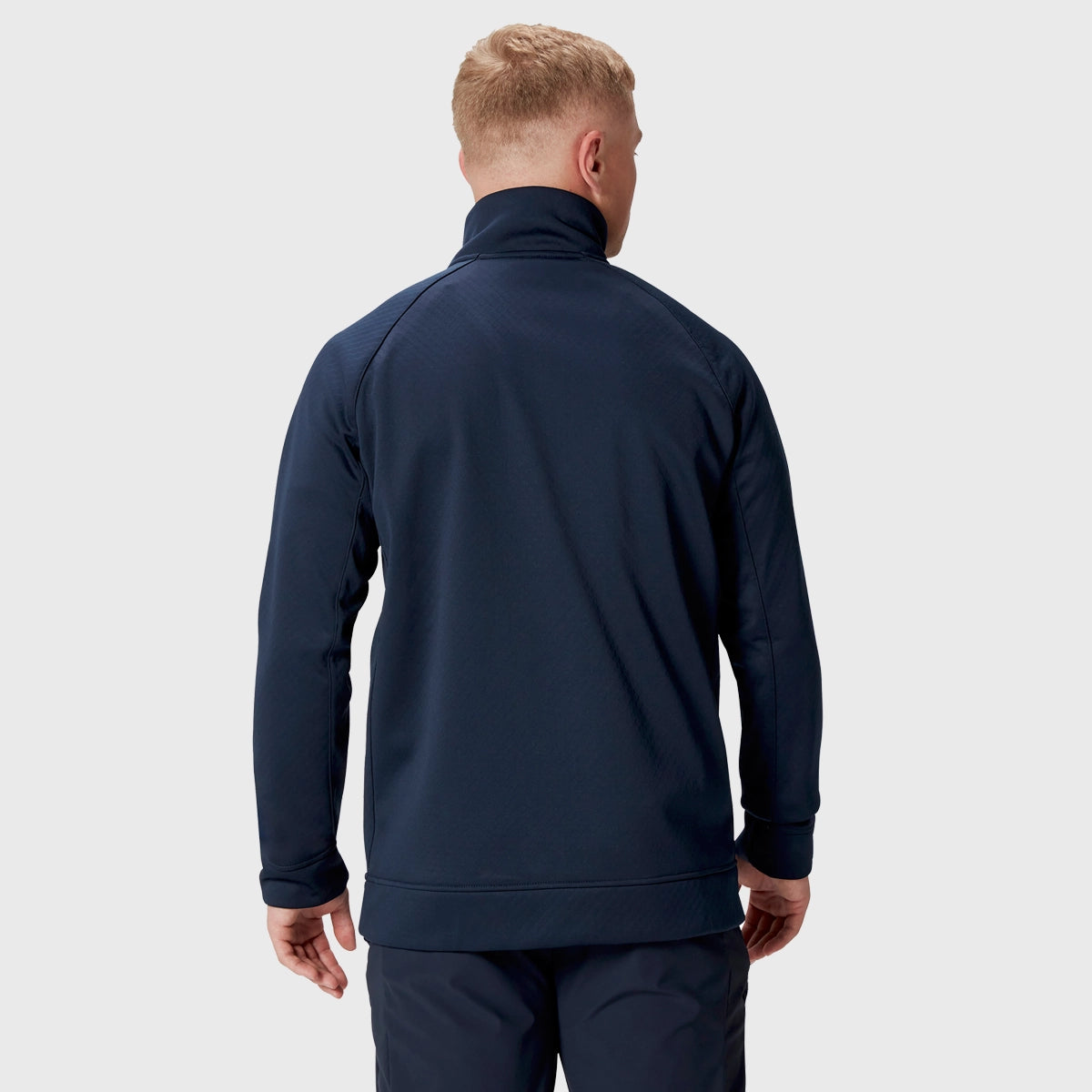 Canterbury British & Irish Lions Men's 1/4 Zip Fleece Pullover - Navy Blue Rugby Training Top for Gym & Outdoor Sports