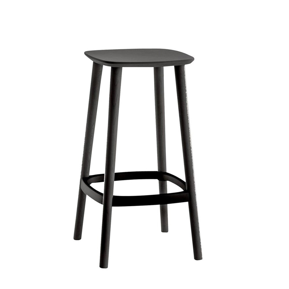 Babila Solid Wood Kitchen Stool - Adjustable Height Bar Stool for Counter, Island & Dining Table - Rustic Farmhouse Style Stool for Home & Restaurant Use