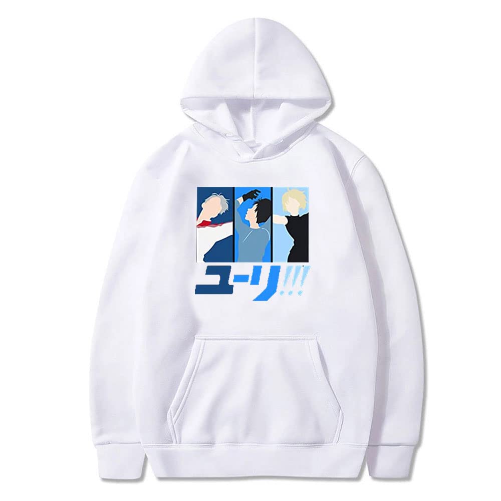 Yuri on Ice Anime Hoodie - Unisex Harajuku Cosplay Sweatshirt with Hood | Perfect for Costume Events, Conventions & Casual Wear