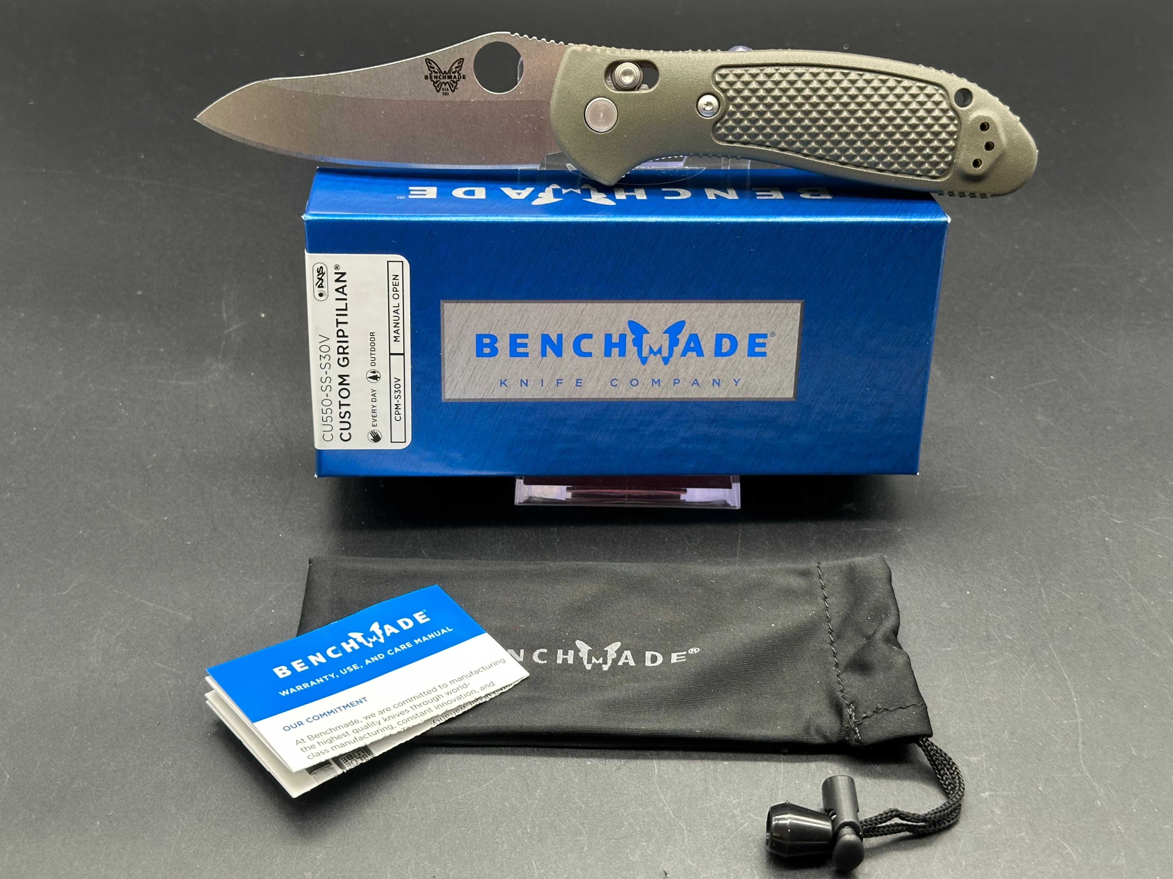 Benchmade Griptilian Custom Folding Knife - 3.45