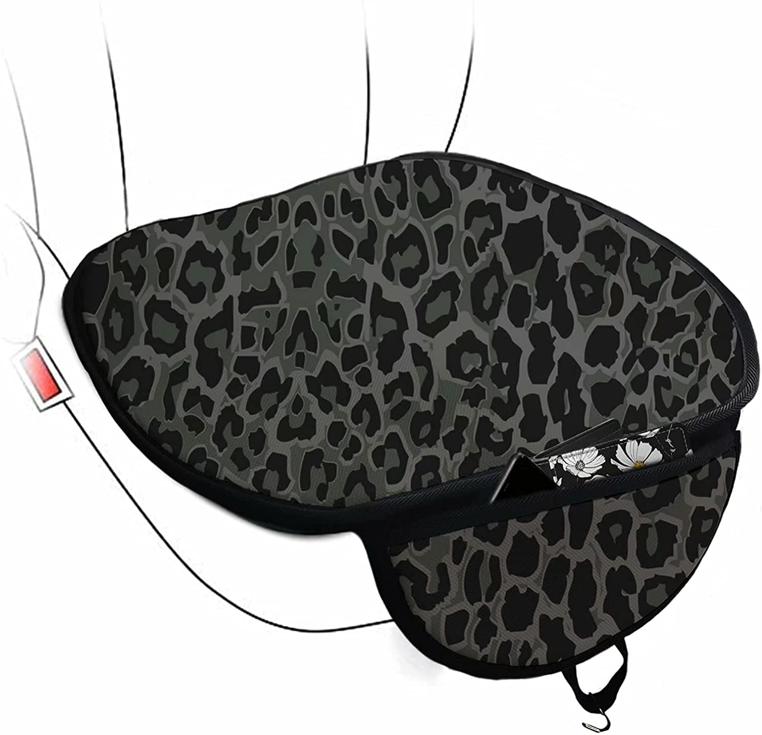 Premium Leopard Print Car Seat Covers 2-Pack - Non-Slip Breathable Front Seat Cushions for Cars | Universal Fit Auto Interior Protector | Perfect for Daily Commute, Road Trips & Car Interior Upgrade