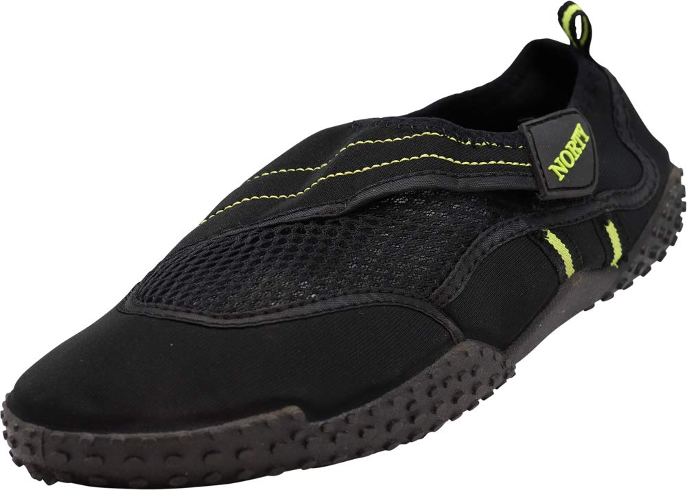 NORTY Wave Aqua Sock Water Shoes for Men - Quick-Dry Swim & Beach Shoes with Non-Slip Sole - Lightweight Water Socks for Swimming, Surfing, Kayaking & Outdoor Water Activities