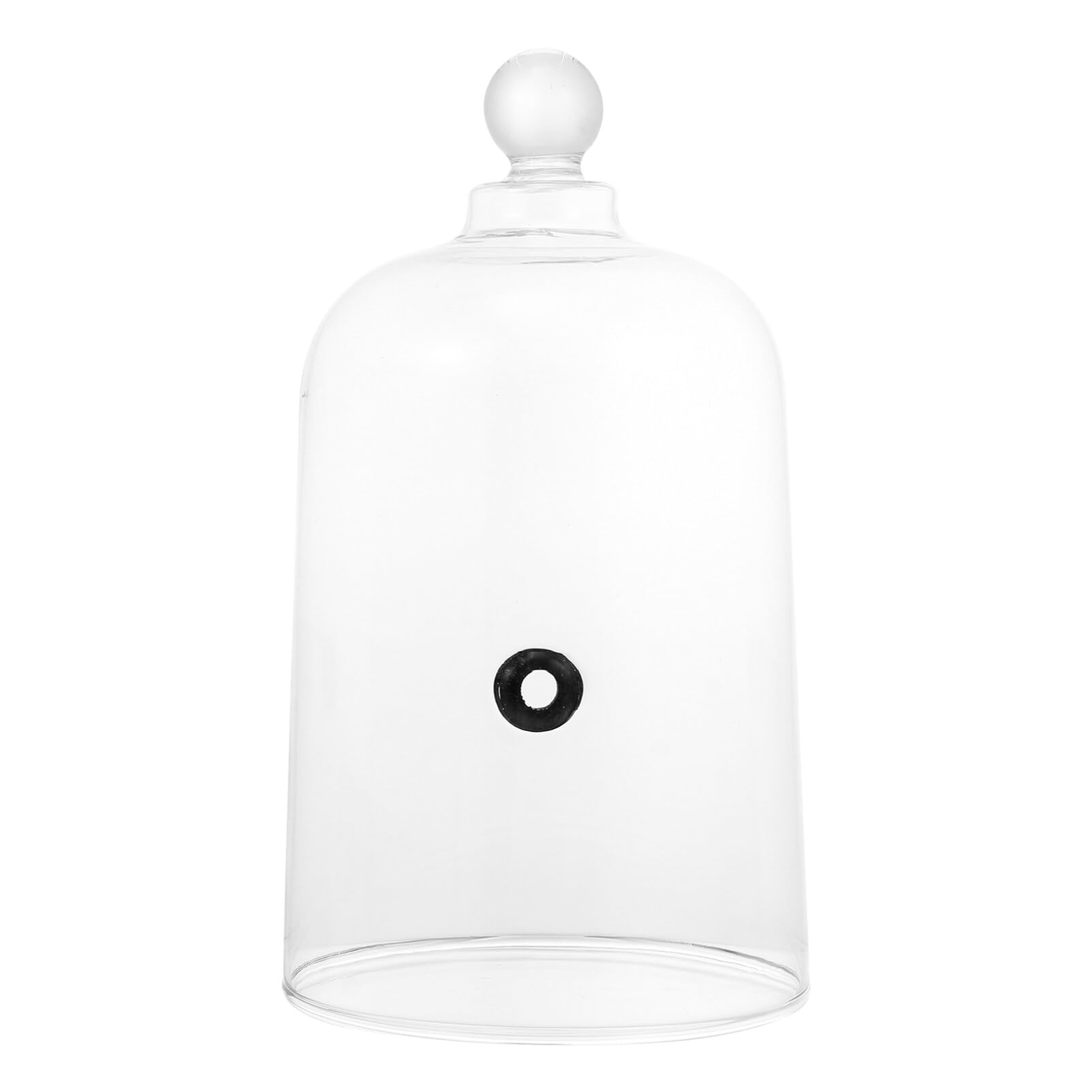 Cabilock 12-Inch Glass Cake Turntable with Bell Jar Dome Cover - Premium Cake Plate & Display Dome for Desserts, Pastries, Cupcakes & Food Presentation - Perfect for Baking, Decorating & Serving at Parties, Weddings & Events