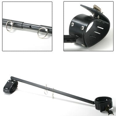 Adjustable Spreader Bar with Cuffs - Heavy Duty BDSM Restraint for Bondage Play, Couples & Bedroom Use