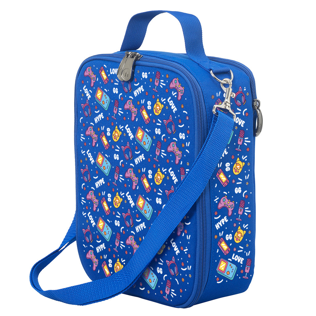 Pixel Chick Large Insulated Lunch Bag for Women & Men - Reusable Cooler Tote for Work, School, Picnics & Outdoor Activities