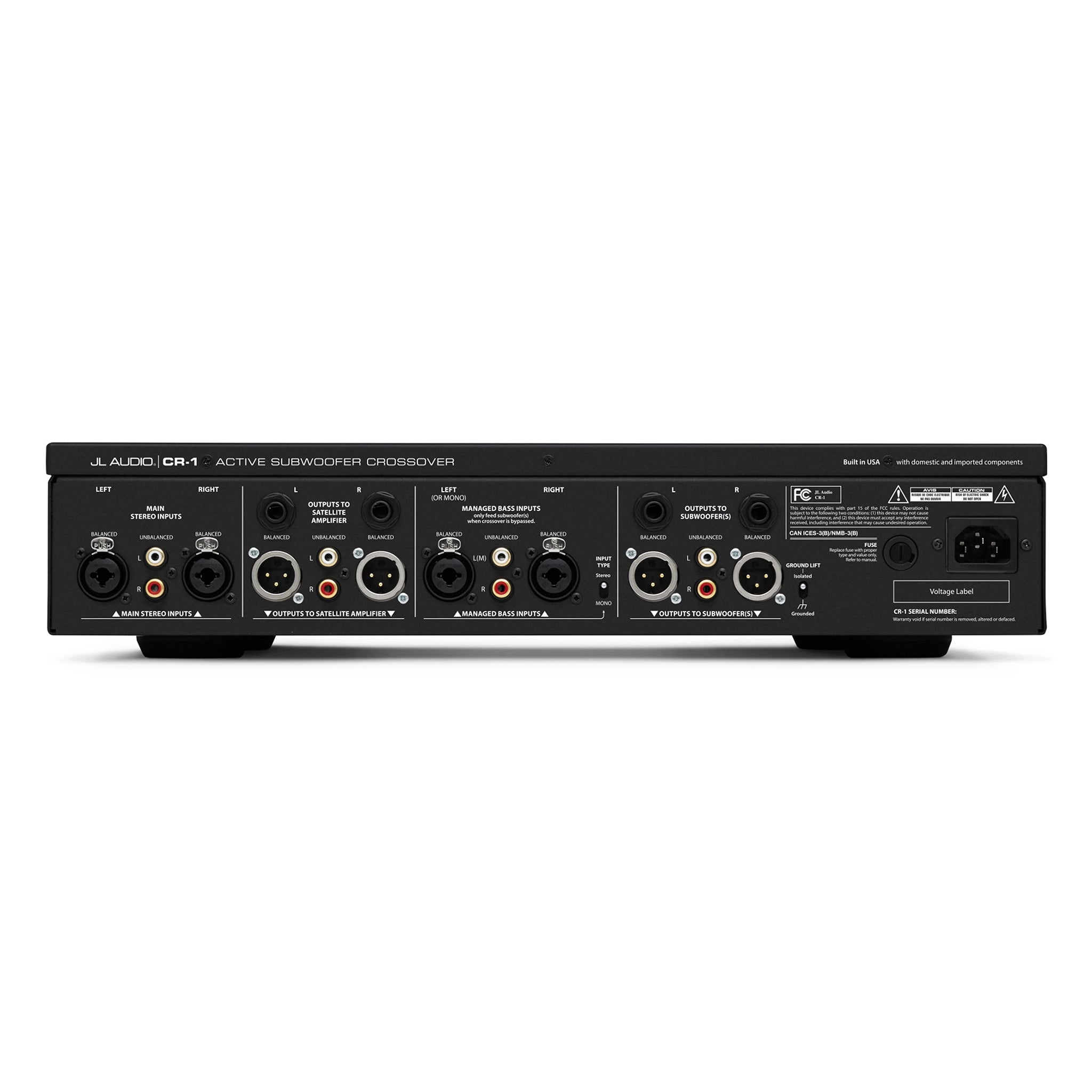 JL Audio CR1 Subwoofer Crossover - Premium Car Audio Component for Enhanced Bass Performance | Perfect for Car Audio Systems & Home Theater Setups