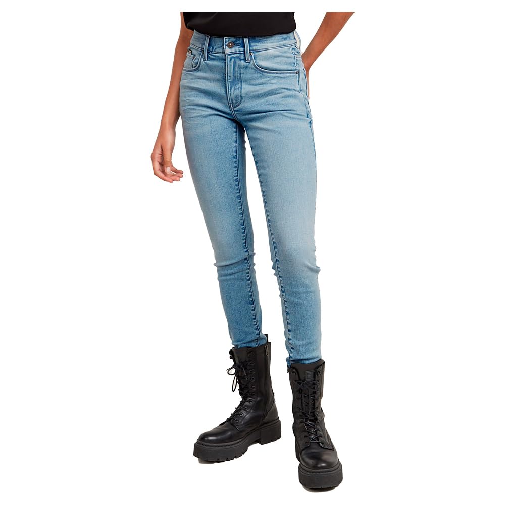 G-STAR Raw Women's Lhana Skinny Jeans - High Waist Stretch Denim Pants for Casual & Night Out | Slim Fit Comfortable Jeans for Everyday Wear