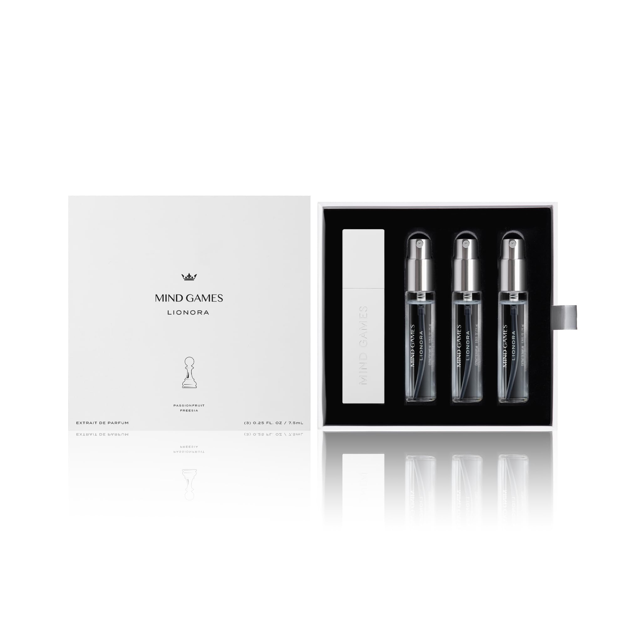 Lionora Travel Trio Set - 3 x 7.5 mL Mini Perfume Bottles for Women | Portable Fragrance Collection for Vacation, Gym & Everyday Carry