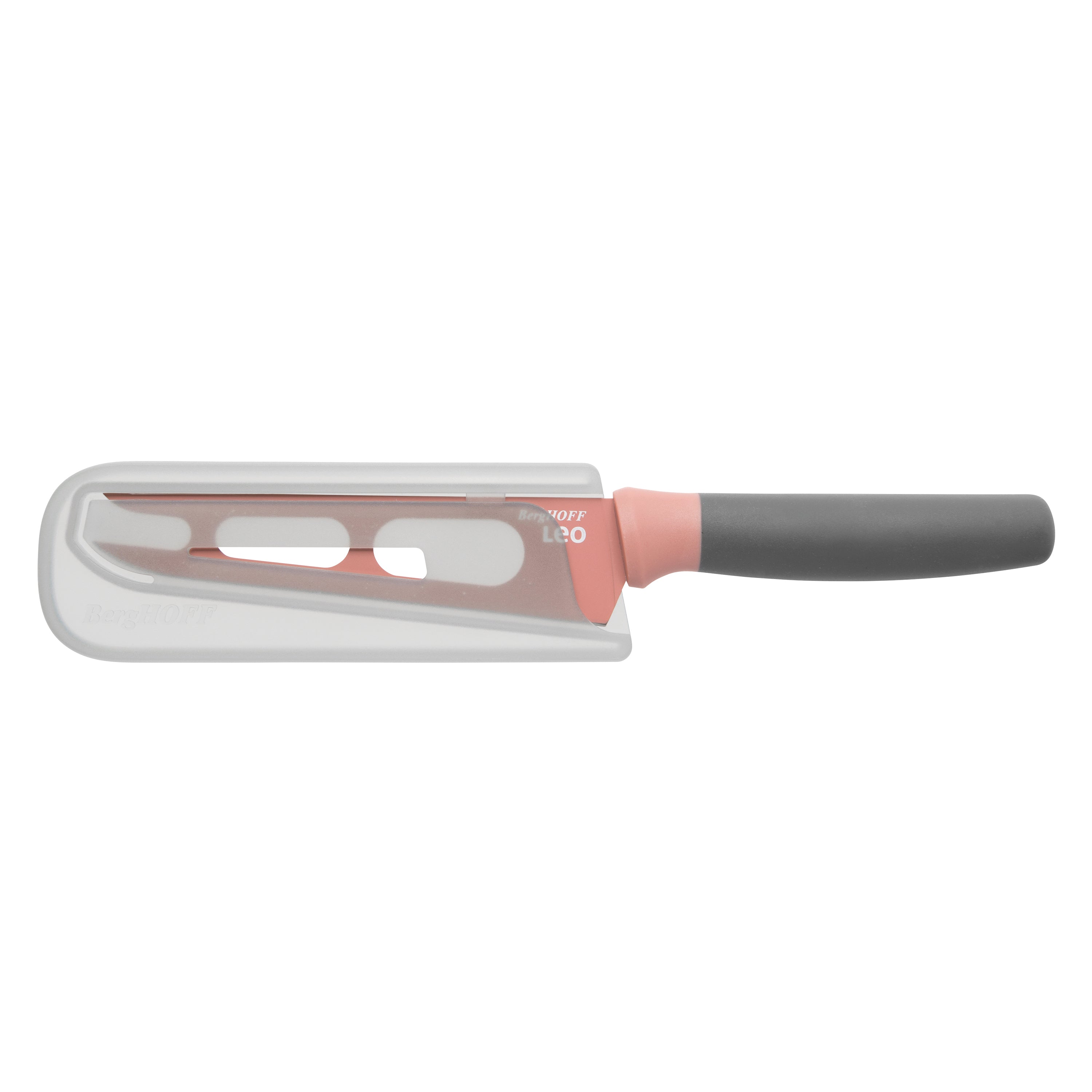 BergHOFF Leo 5-Piece Knife Set with Cutting Board - Pink & Green Kitchen Utensils for Chopping, Slicing & Food Prep | Perfect for Home Cooking & Gift Giving