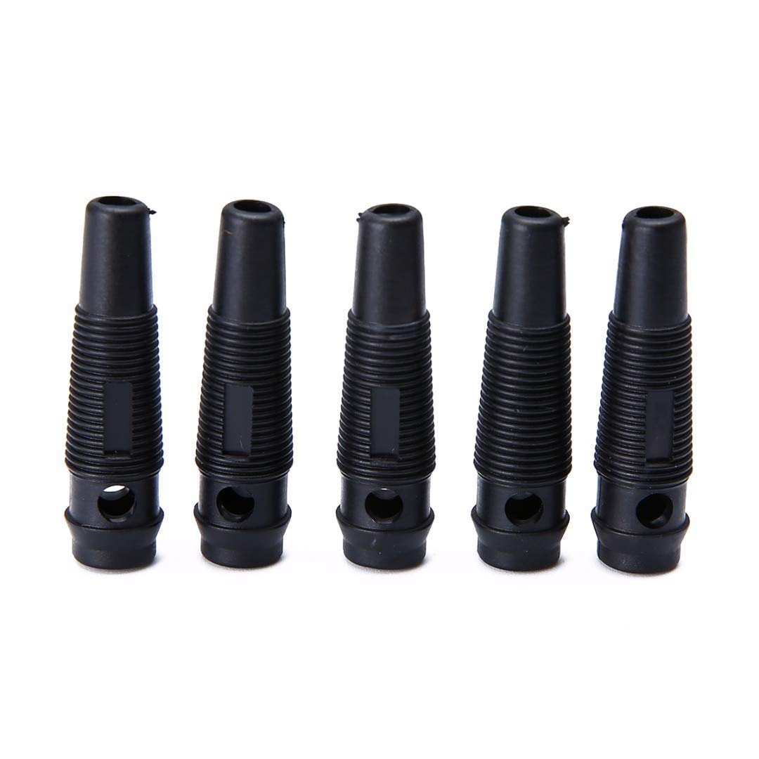 10pcs Red Black 4mm Banana Plugs - Screw Copper Connectors for Audio & DIY Projects