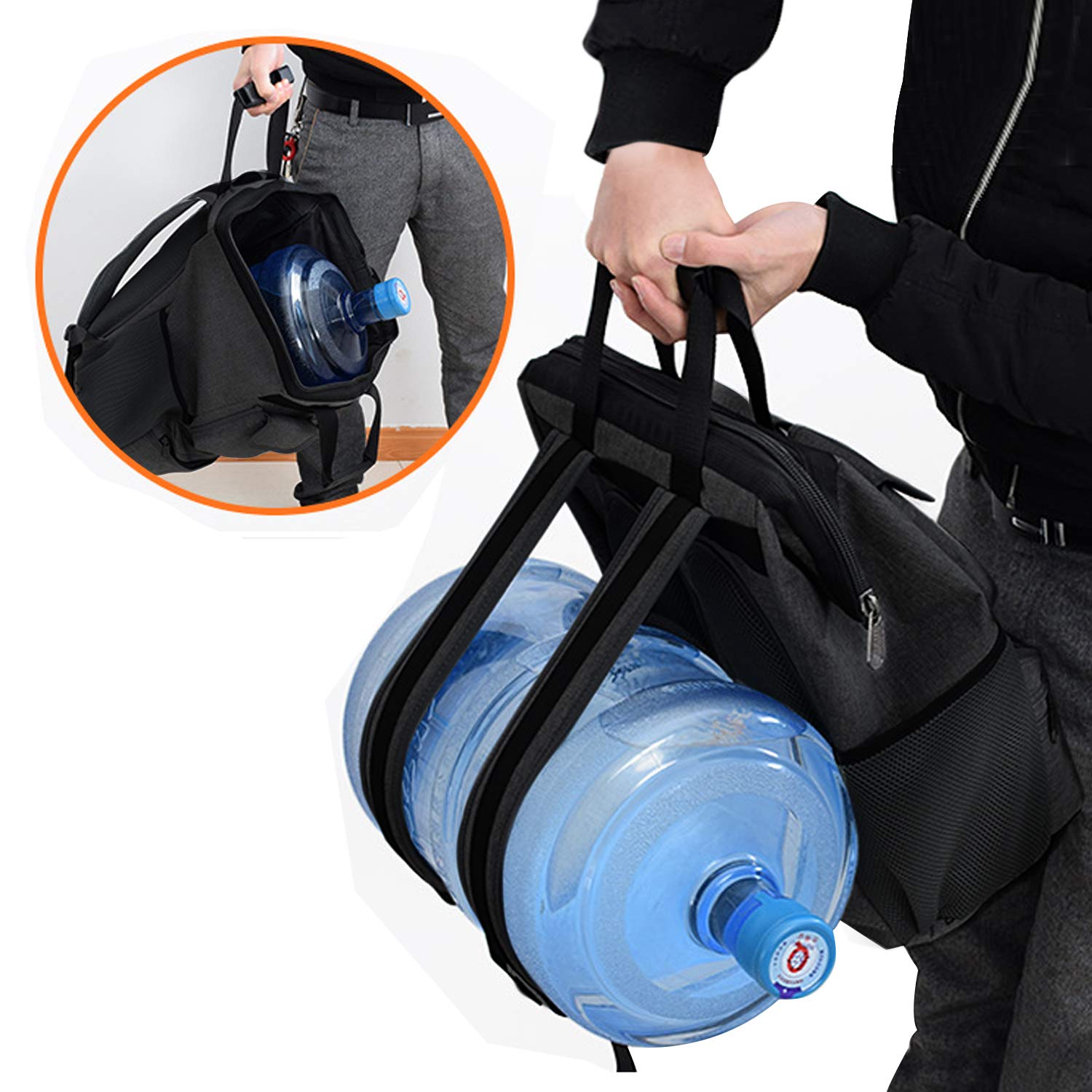 Heavy Duty Tool Backpack with Padded Back Support - Large Capacity Electrician Tool Bag for Plumbers, HVAC Technicians & Cable Repairmen | Durable Work Backpack for Construction Sites & Field Service Jobs