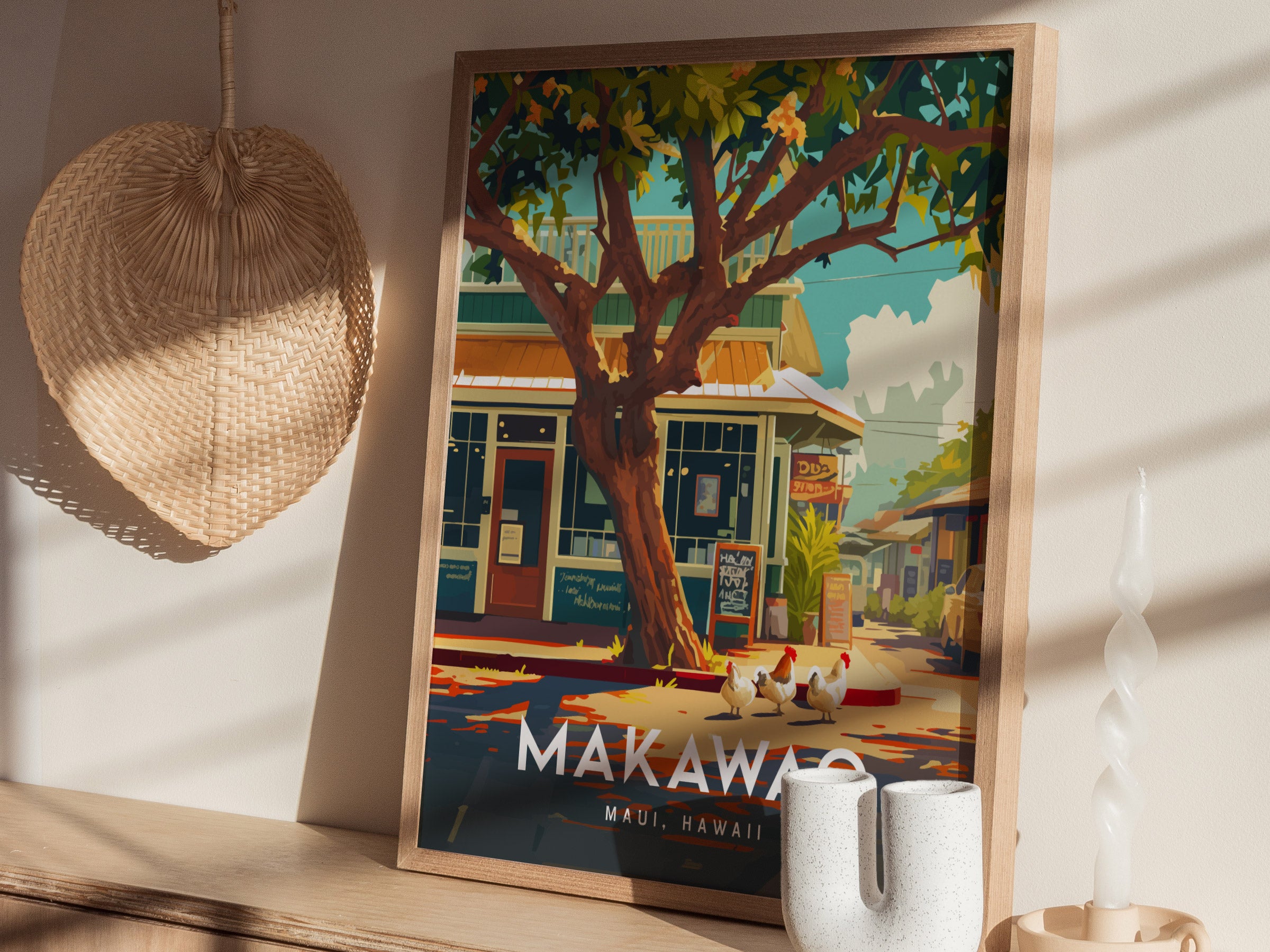 Makawao, Maui, Hawaii - Authentic Hawaiian Souvenirs & Gifts for Travelers & Island Lovers | Perfect for Home Decor, Vacation Memories & Hawaiian-Themed Parties