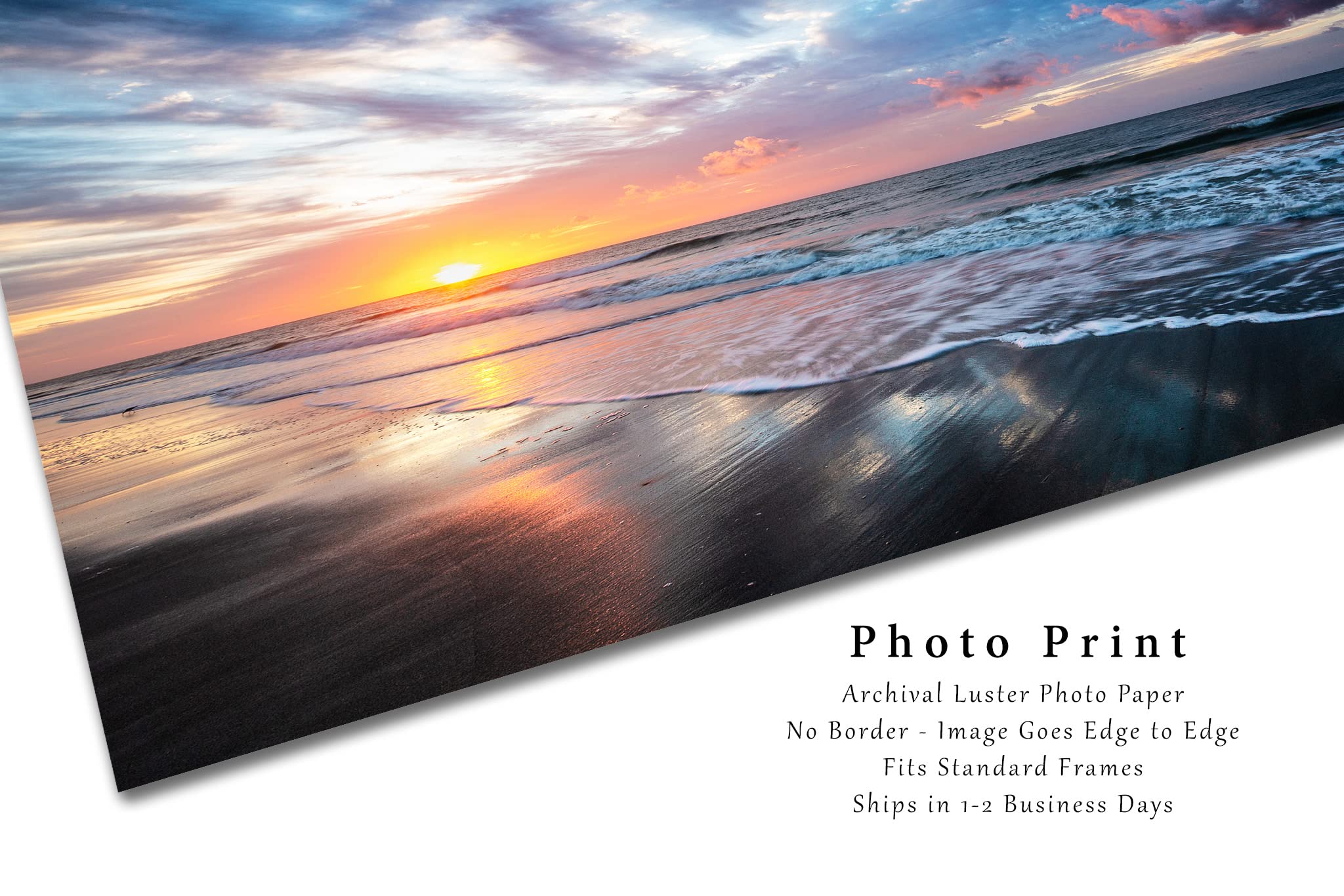 Scenic Sunrise Over Beach at Hilton Head Island - Coastal Photography Print (20