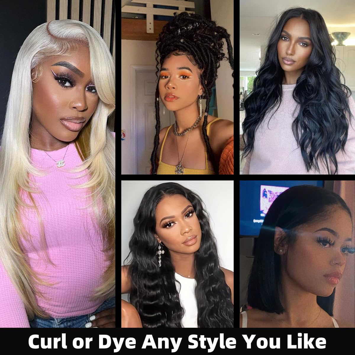 100% Unprocessed Brazilian Virgin Human Hair Bundles - Straight 18 20 22 24 Inches Natural Color for Women | Perfect for Weaves, Extensions & Styling